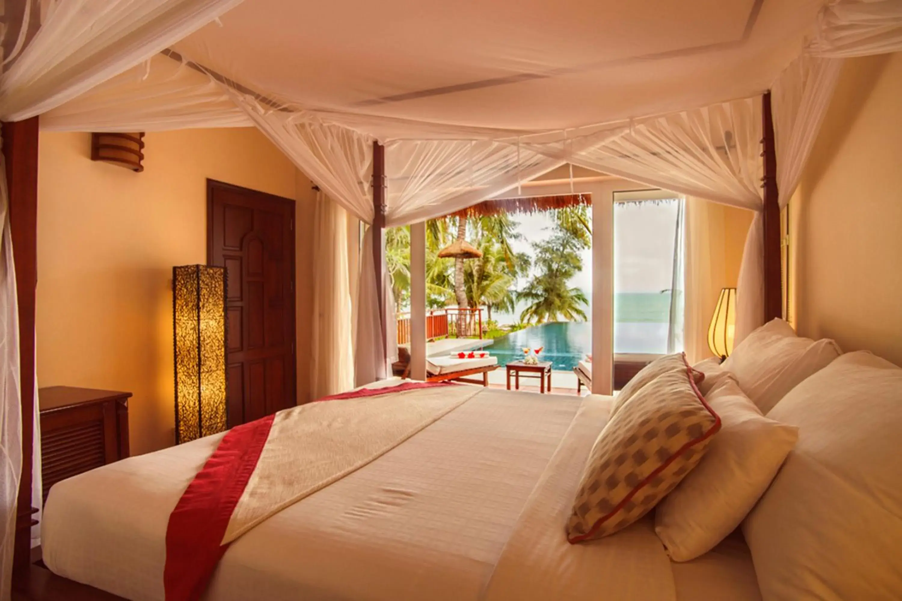 Bed in Victoria Phan Thiet Beach Resort & Spa Bed in Victoria Phan Thiet Beach Resort & Spa