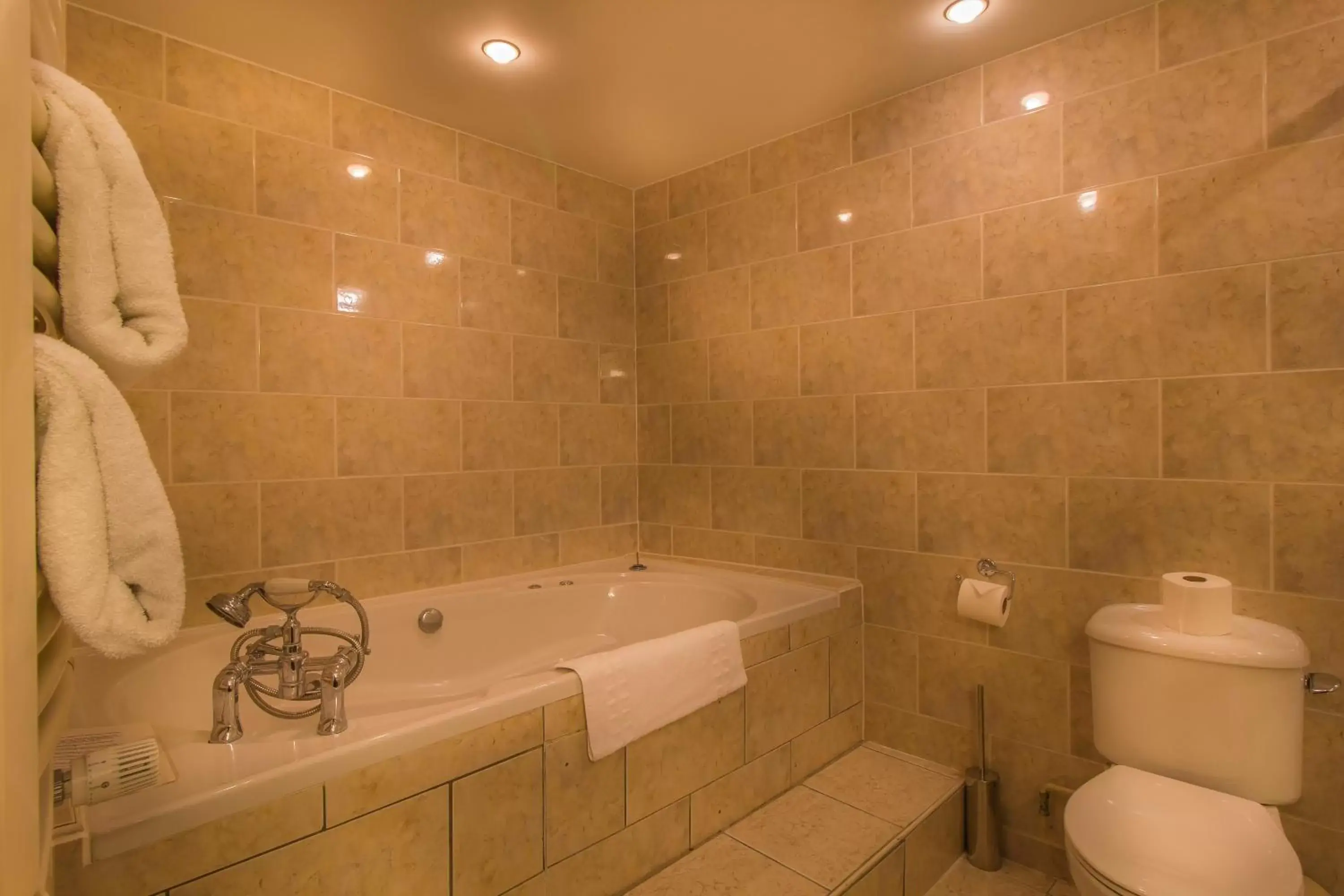 Bathroom in The Three Swans Hotel, Market Harborough, Leicestershire