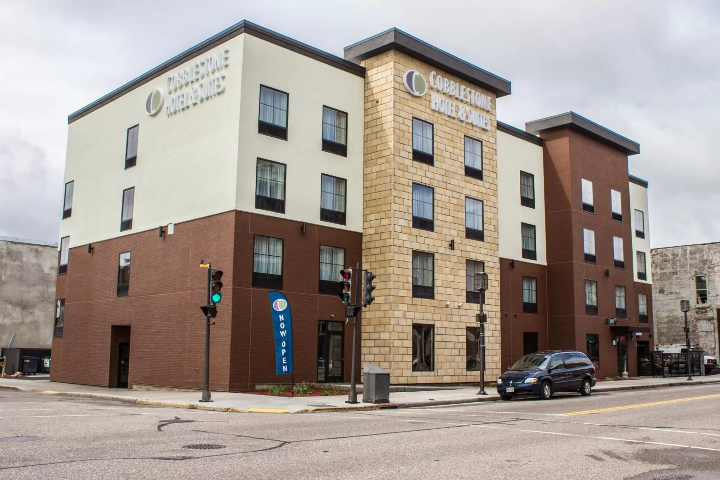 Property building in Cobblestone Hotel & Suites - Chippewa Falls