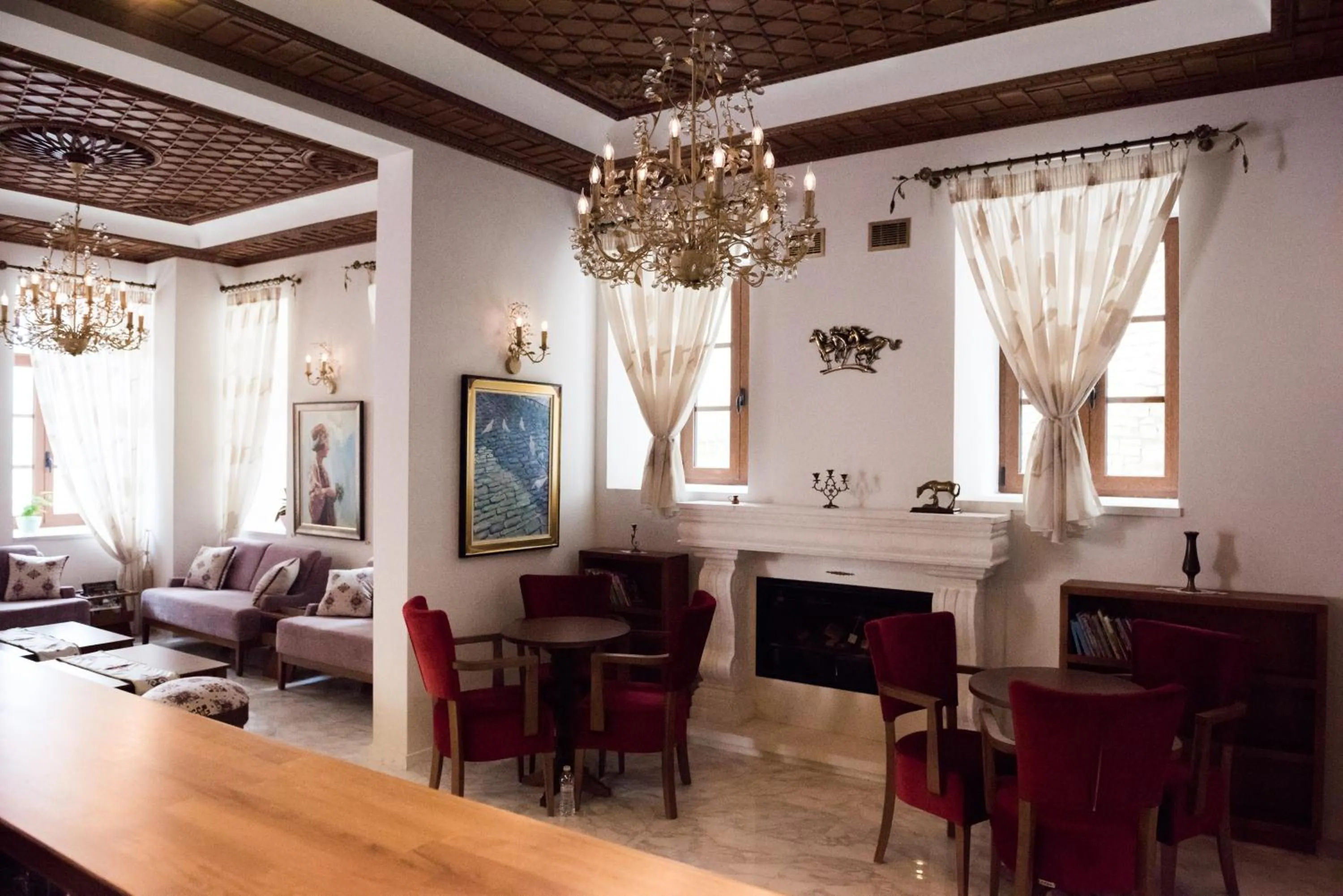 Living room in Hotel Argjiro