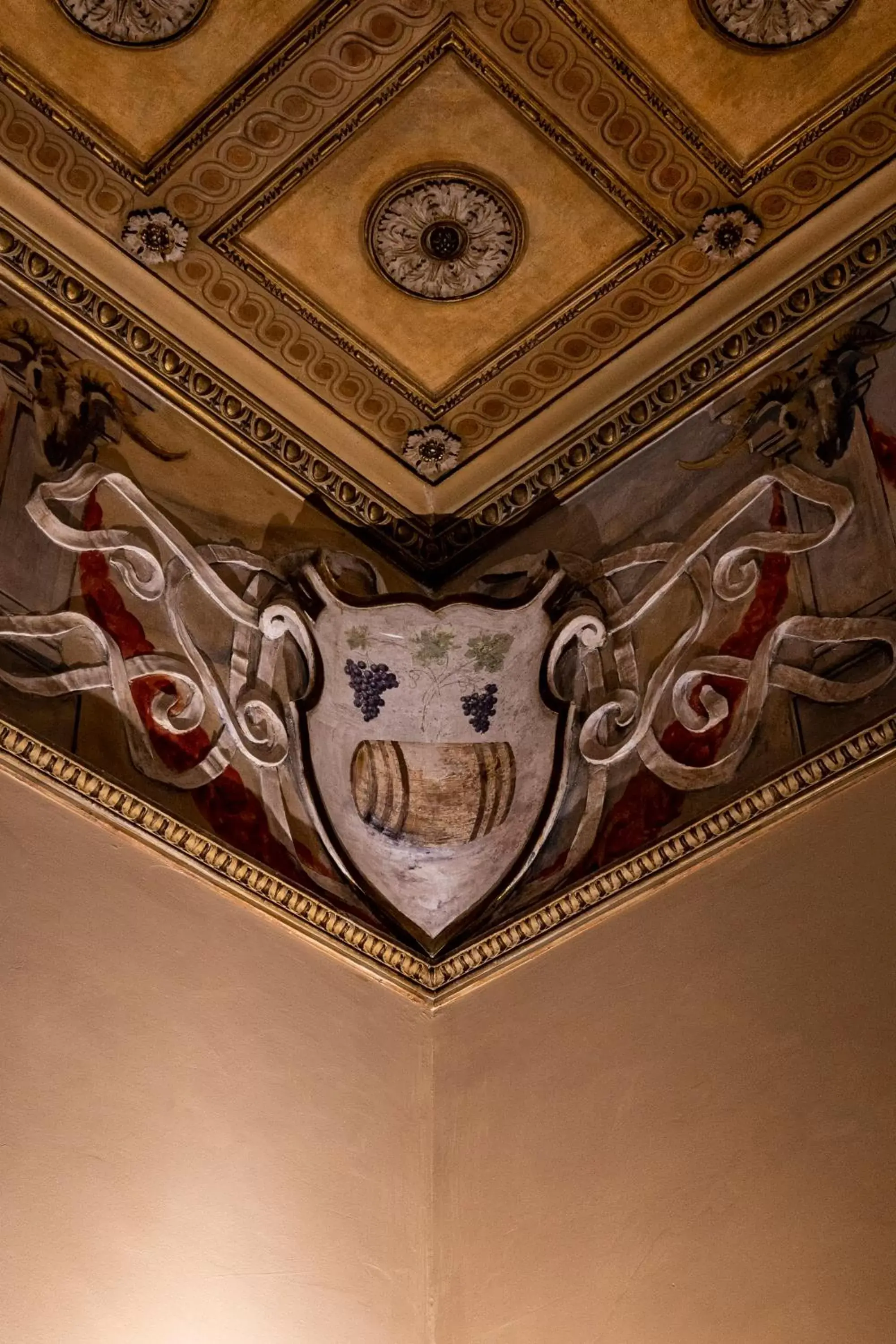 Decorative detail in Palazzo Keller