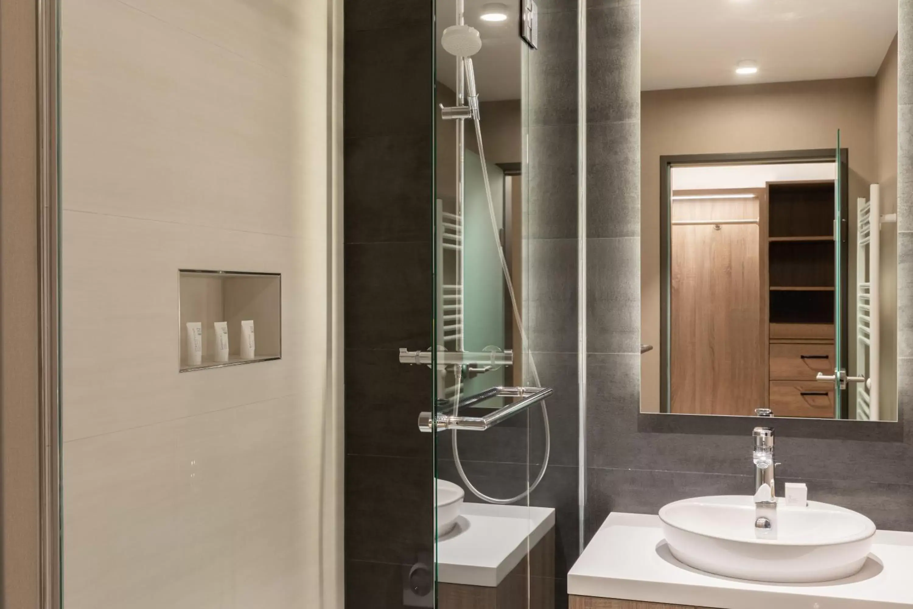 Shower, Bathroom in AC Hotel by Marriott Berlin Humboldthain Park