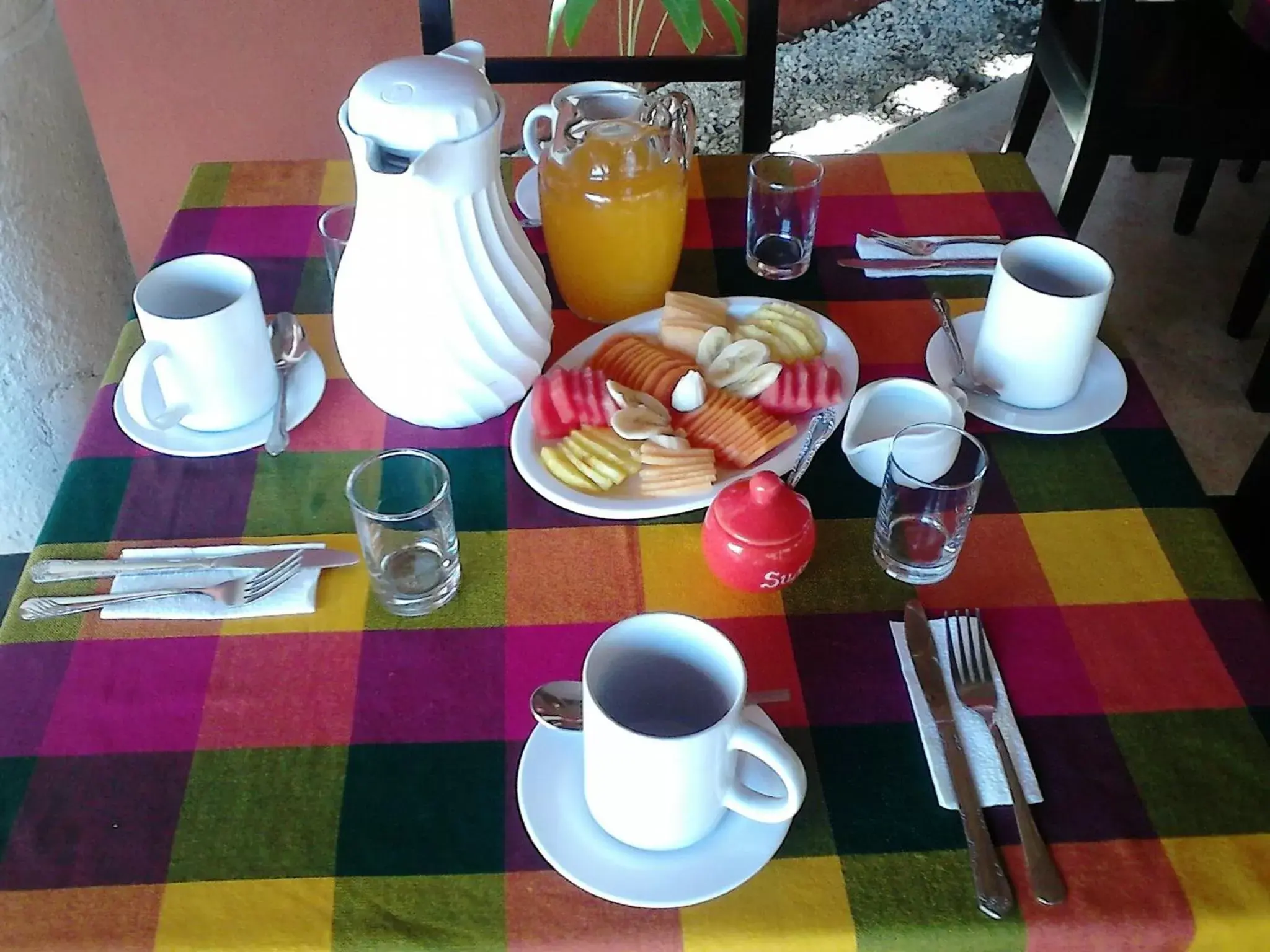 Continental breakfast, Breakfast in Hotel Turquesa Maya