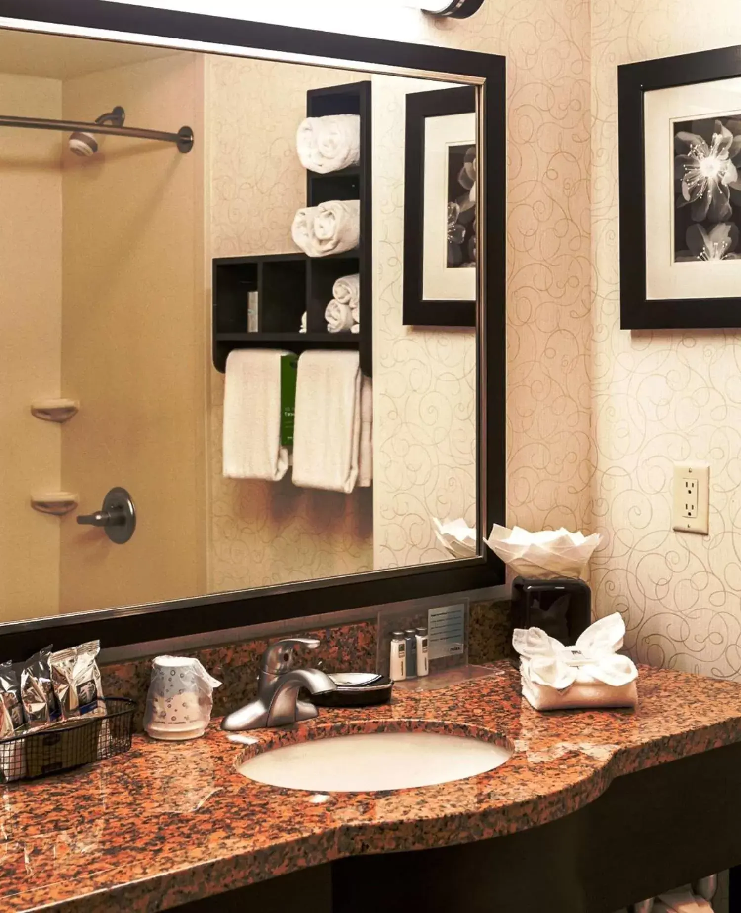 Bathroom in Hampton Inn & Suites Tulsa/Tulsa Hills