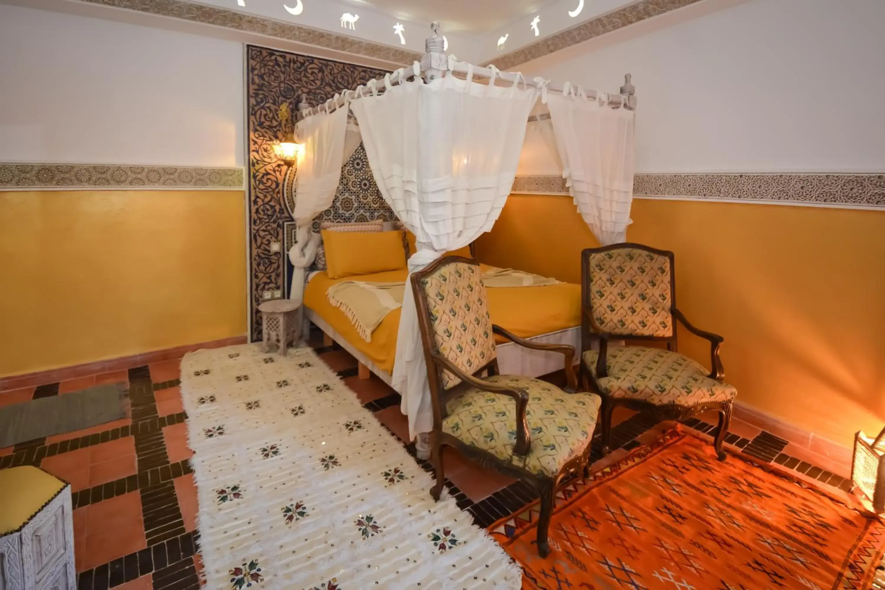 Bedroom, Seating Area in Riad Eloise