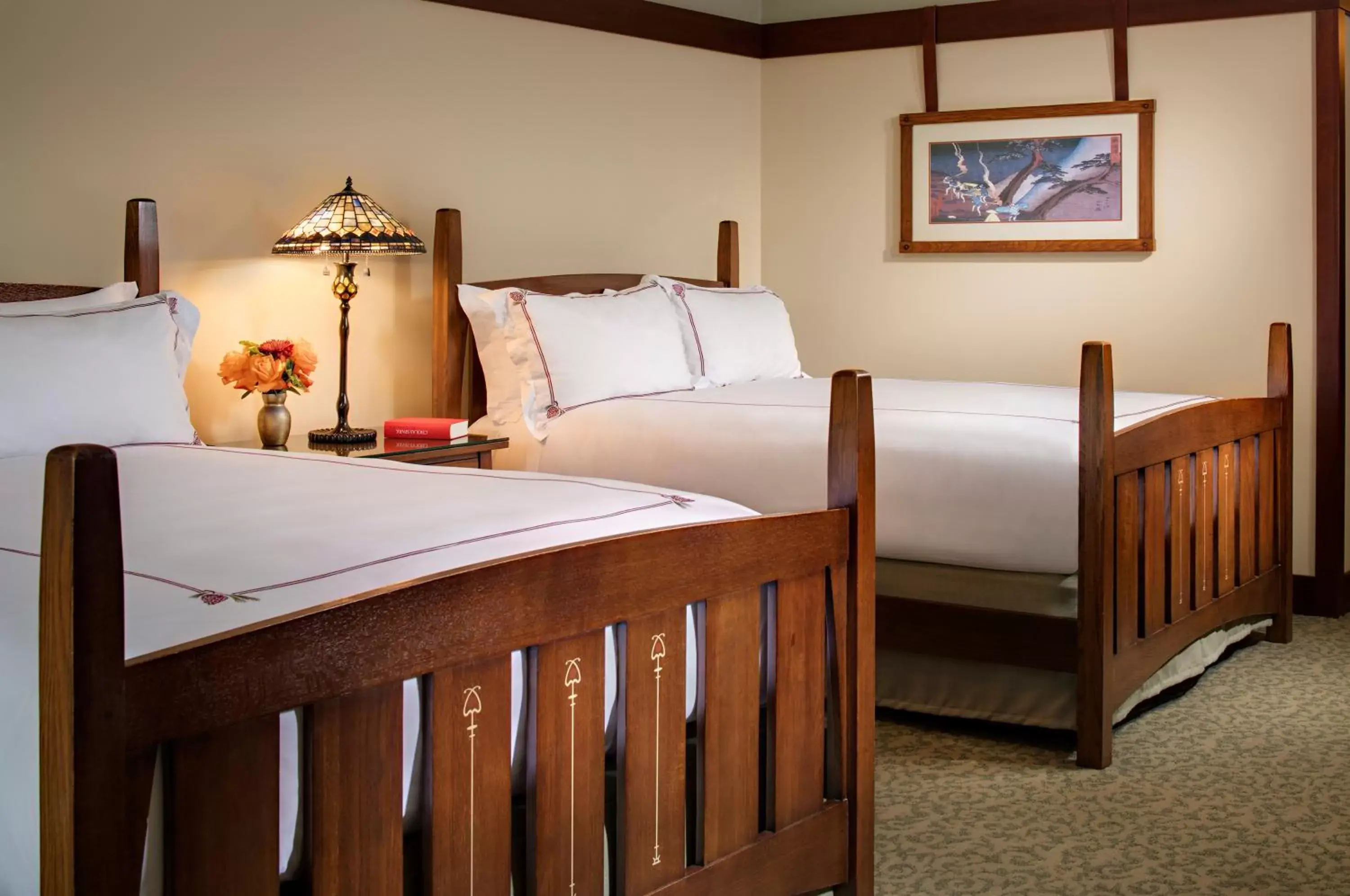 Bed in The Lodge at Torrey Pines