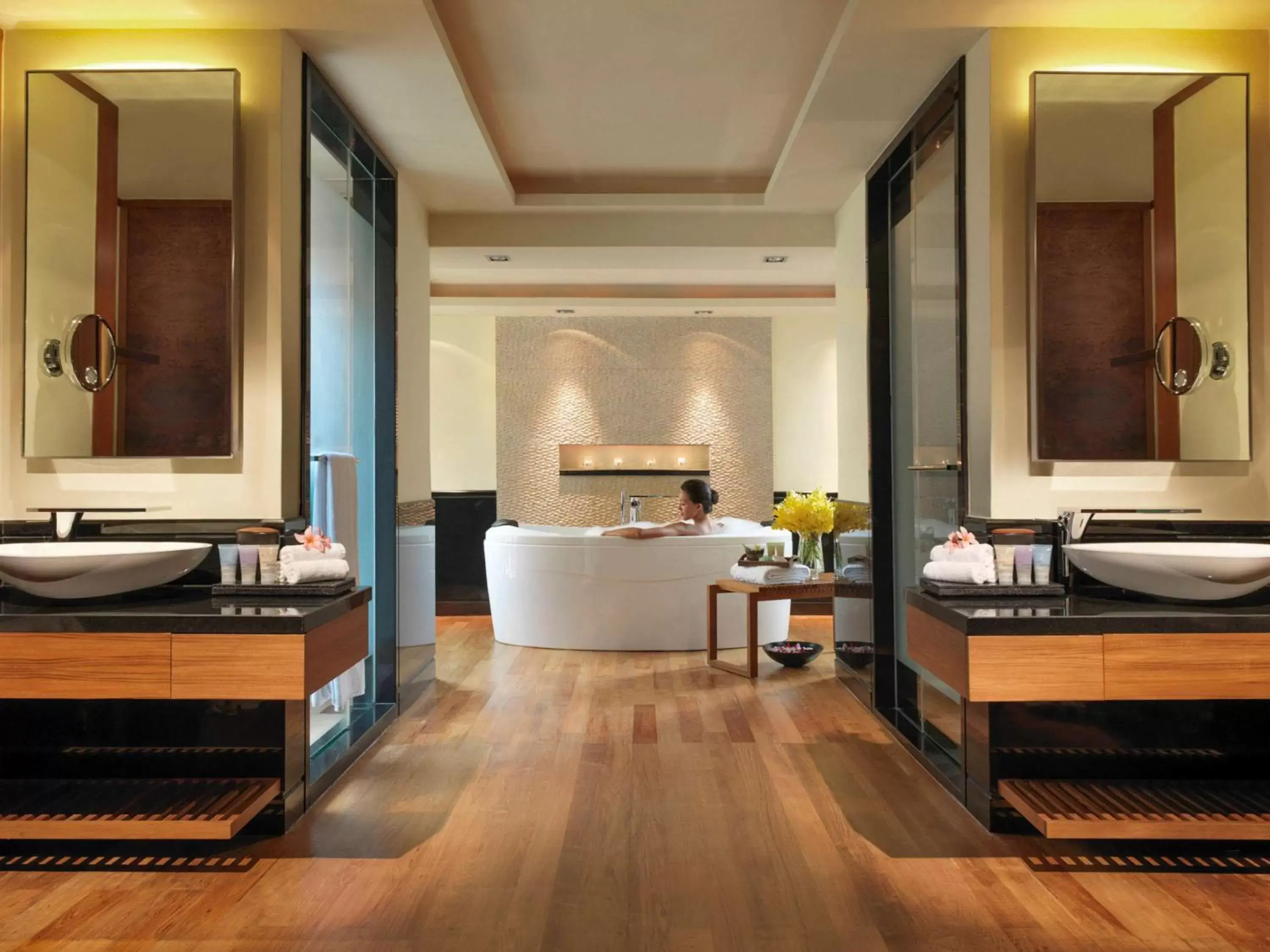 Bedroom, Bathroom in Sofitel Singapore Sentosa Resort & Spa