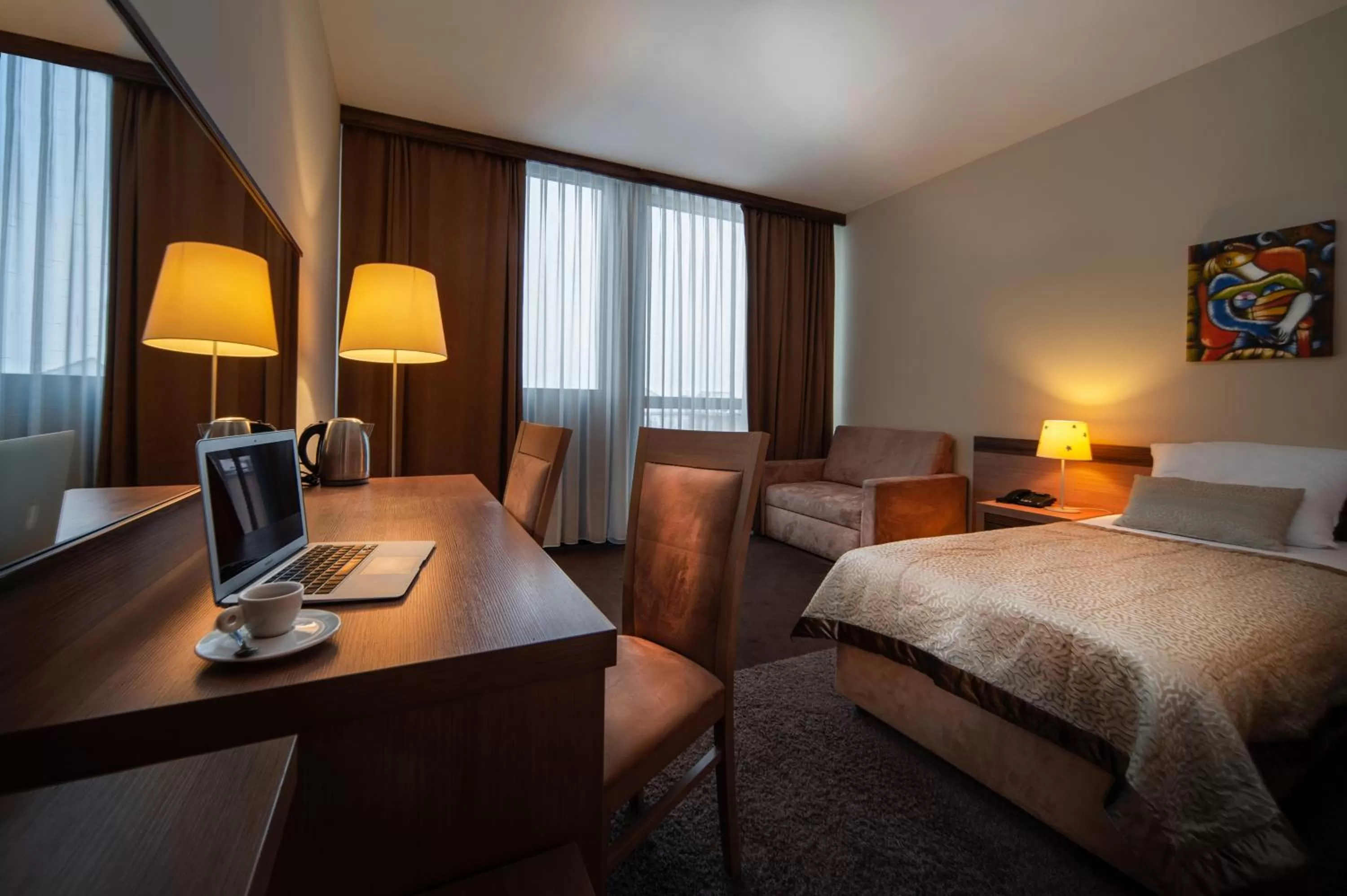 Bedroom, Bed in Hotel Kras