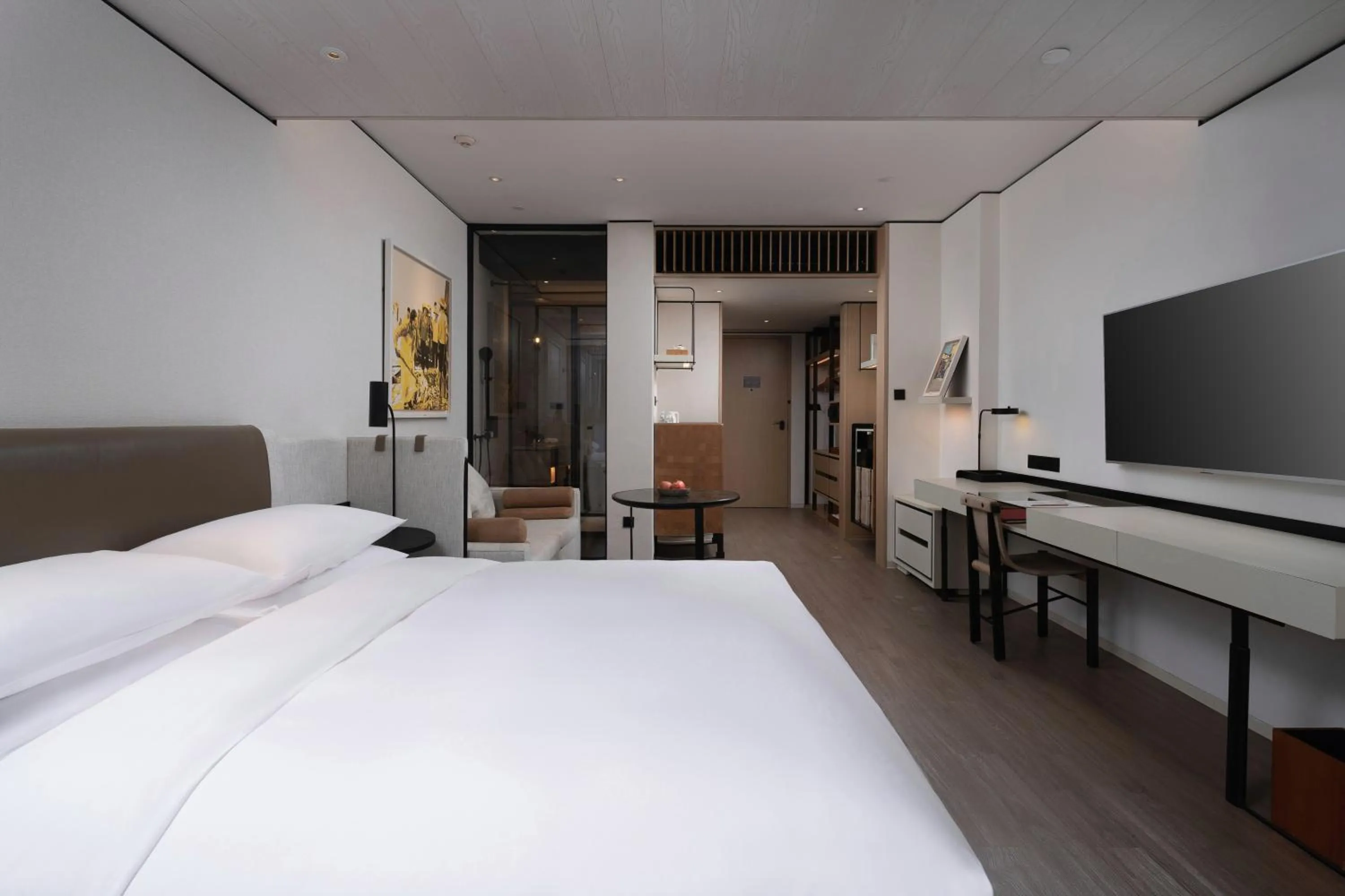 Photo of the whole room, Bed in THE MUMIAN HOTEL Shenzhen luohu