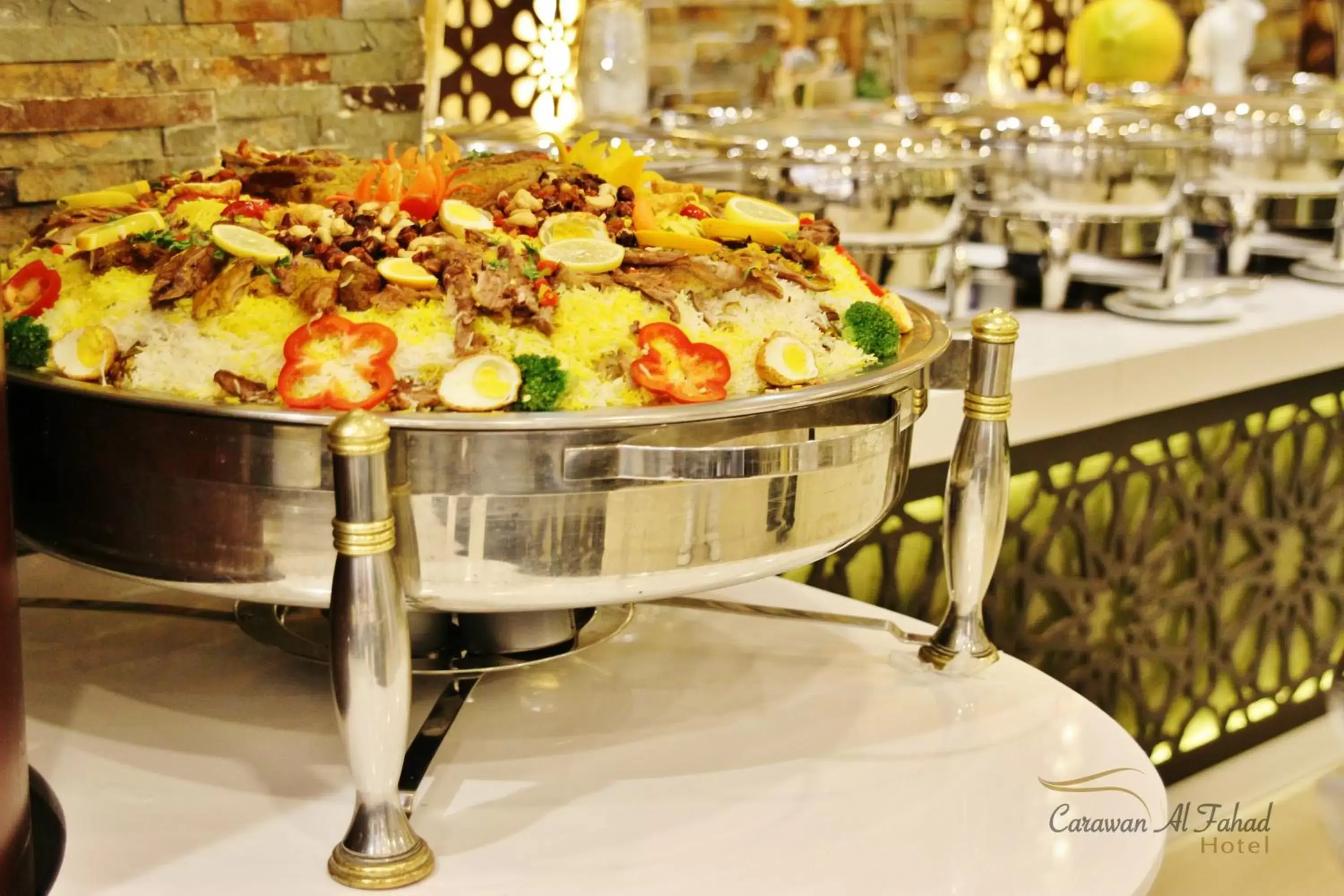 Food close-up in Carawan Al Fahad Hotel