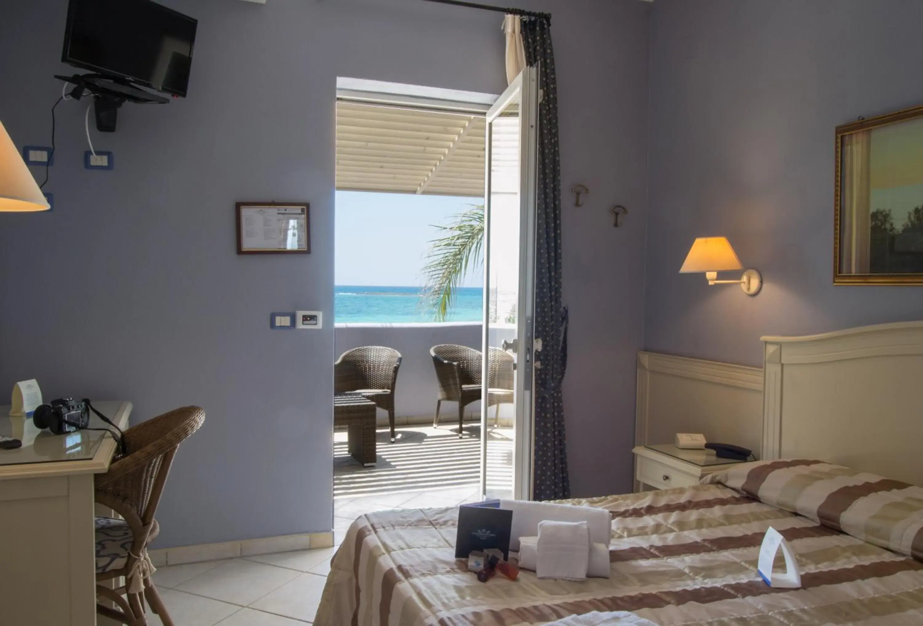 Bedroom in Conchiglia Azzurra Hotel & Beach