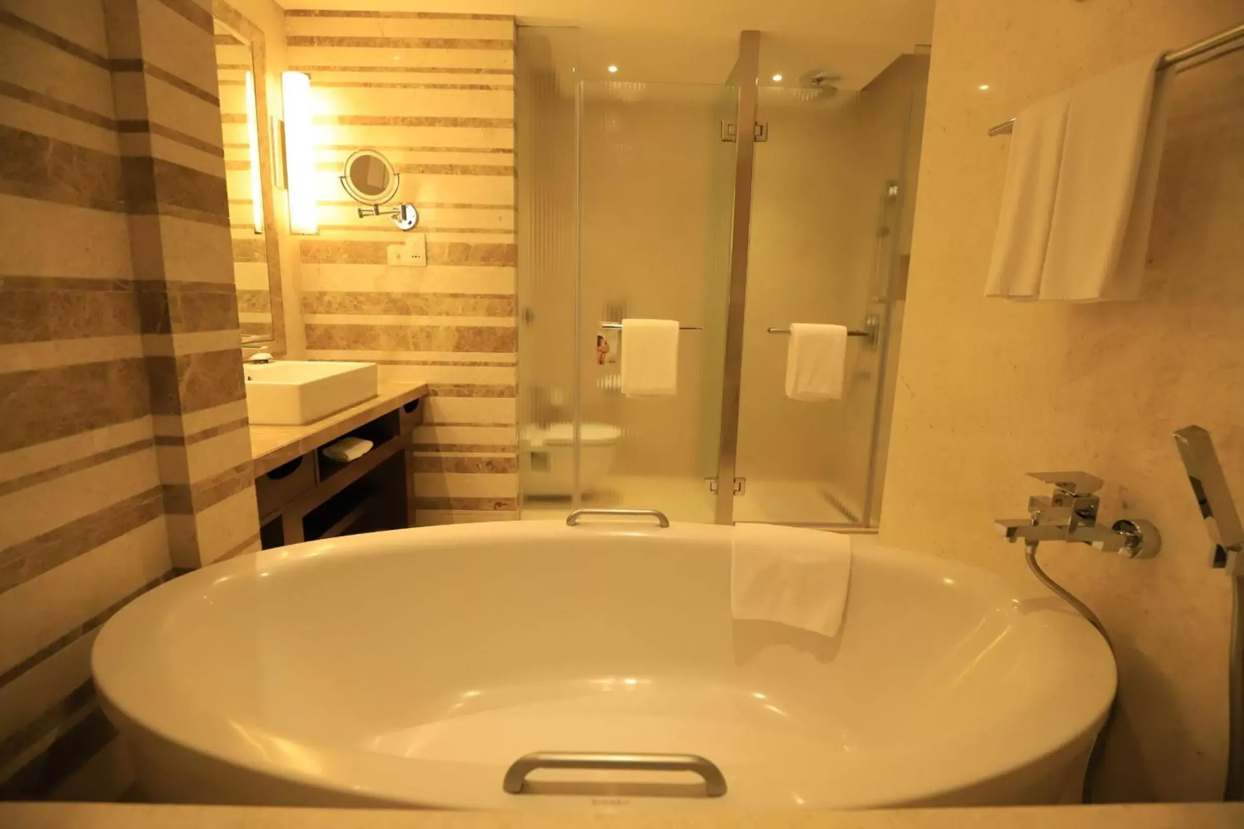 Bathroom in Crowne Plaza New Delhi Okhla, an IHG Hotel