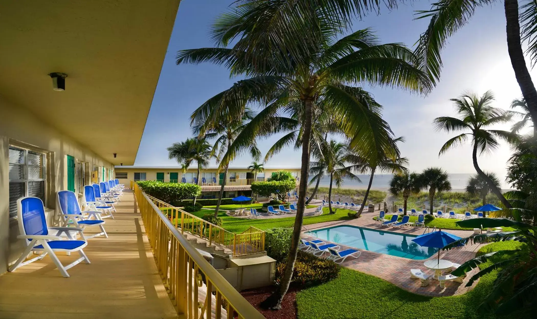 Property building, Swimming Pool in Tropic Seas Resort