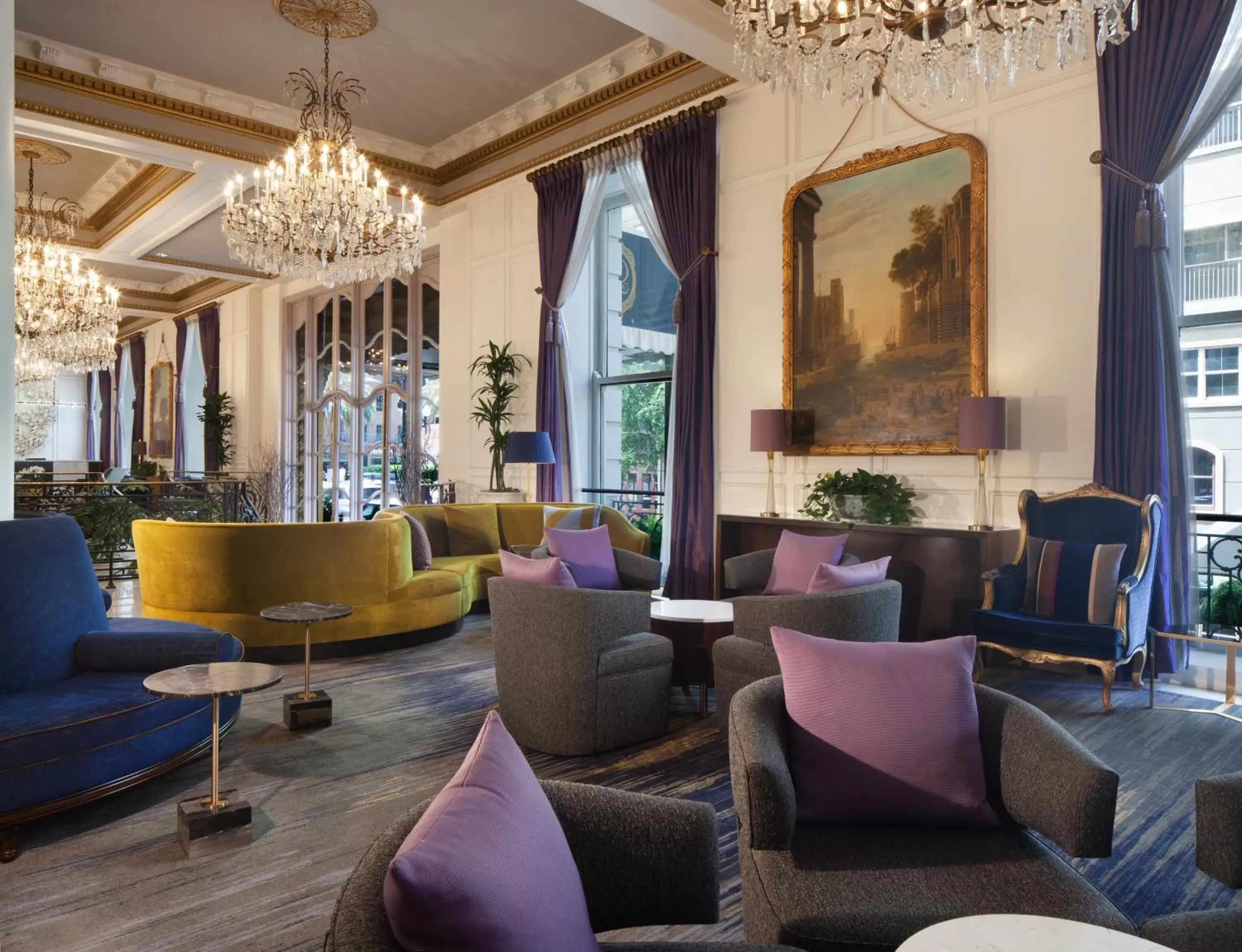 Lobby or reception, Lounge/Bar in Le Pavillon New Orleans