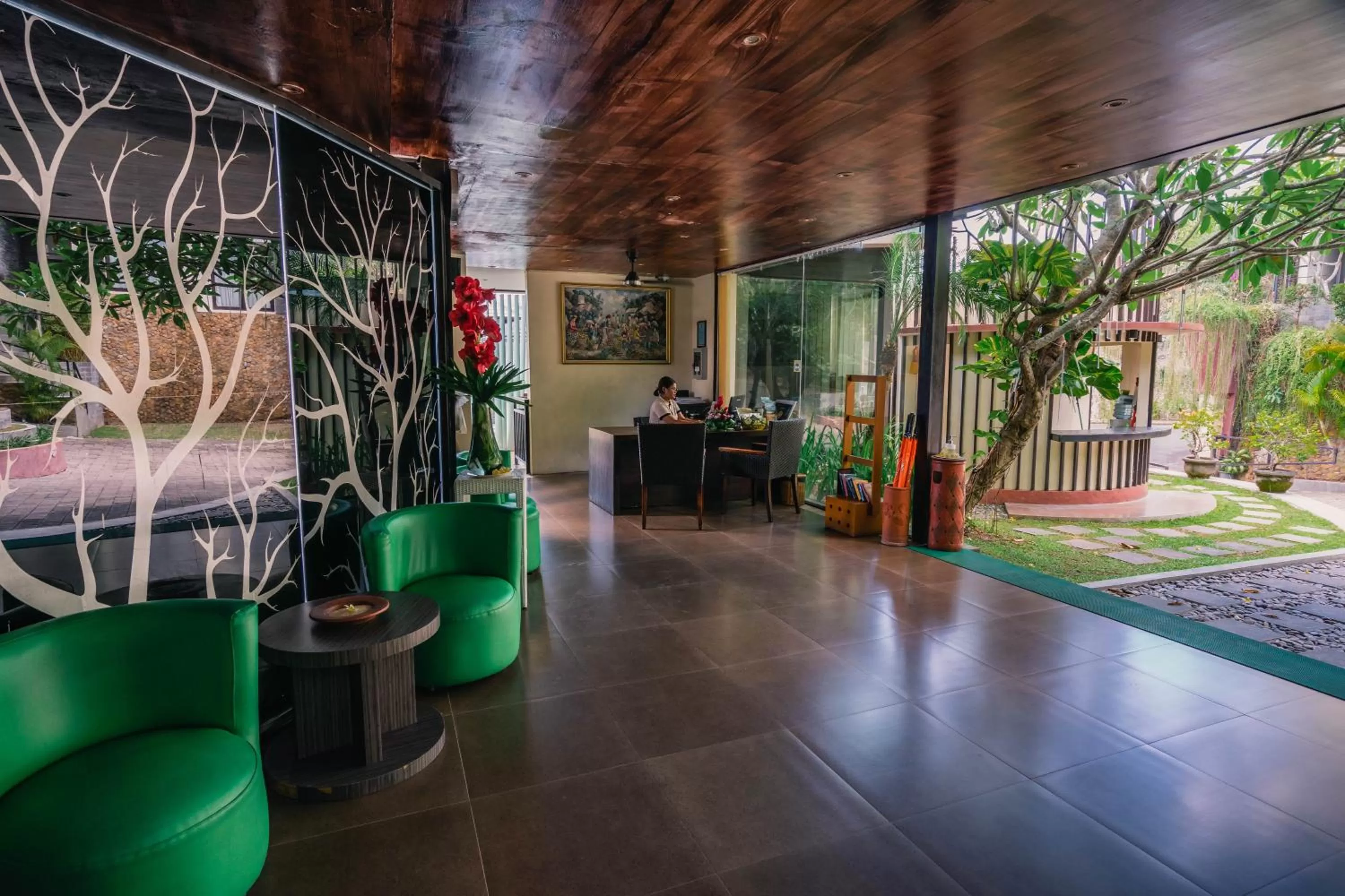 Seating area in ABISHA Resort Jimbaran