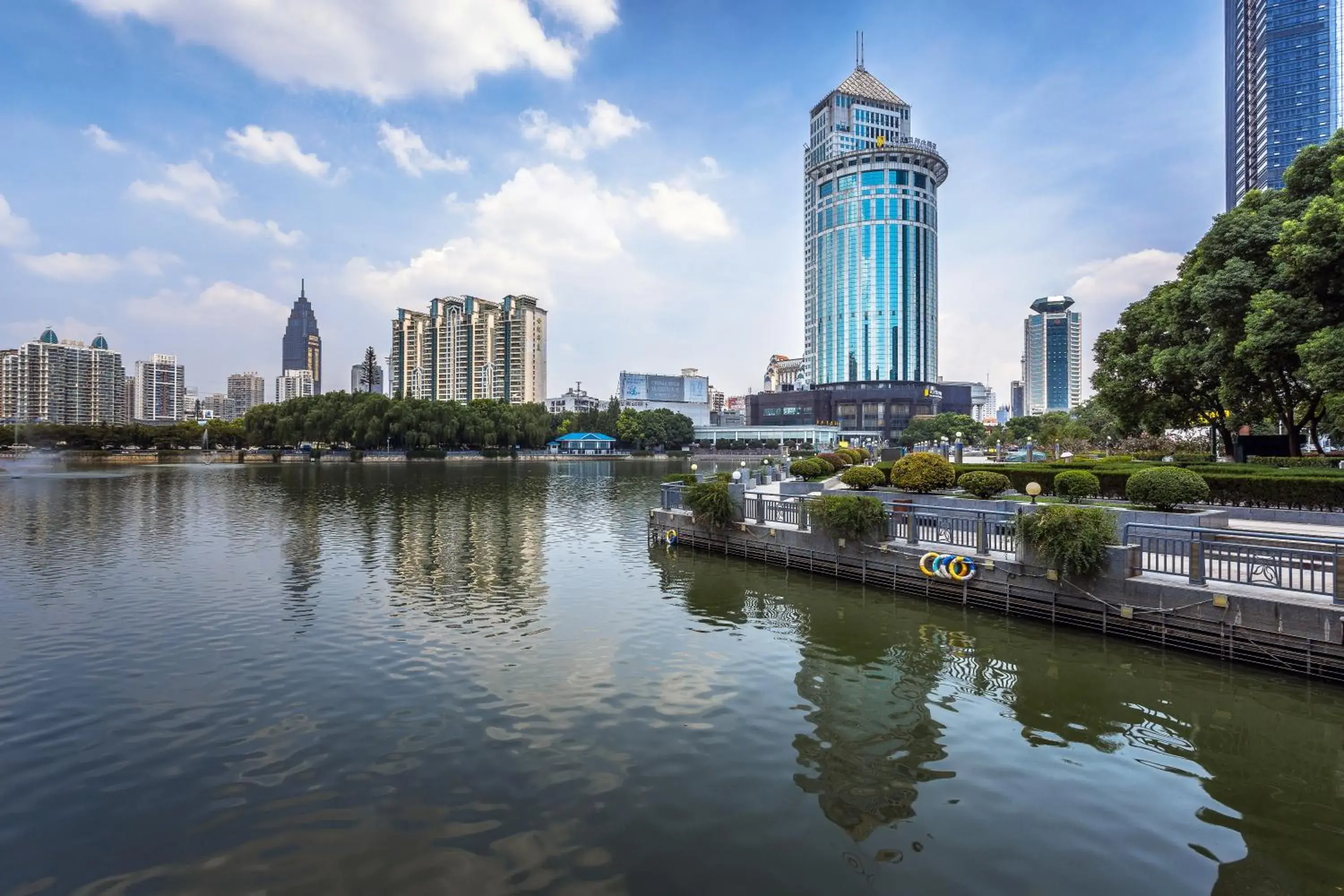 Lake view in Wuhan Jin Jiang International Hotel