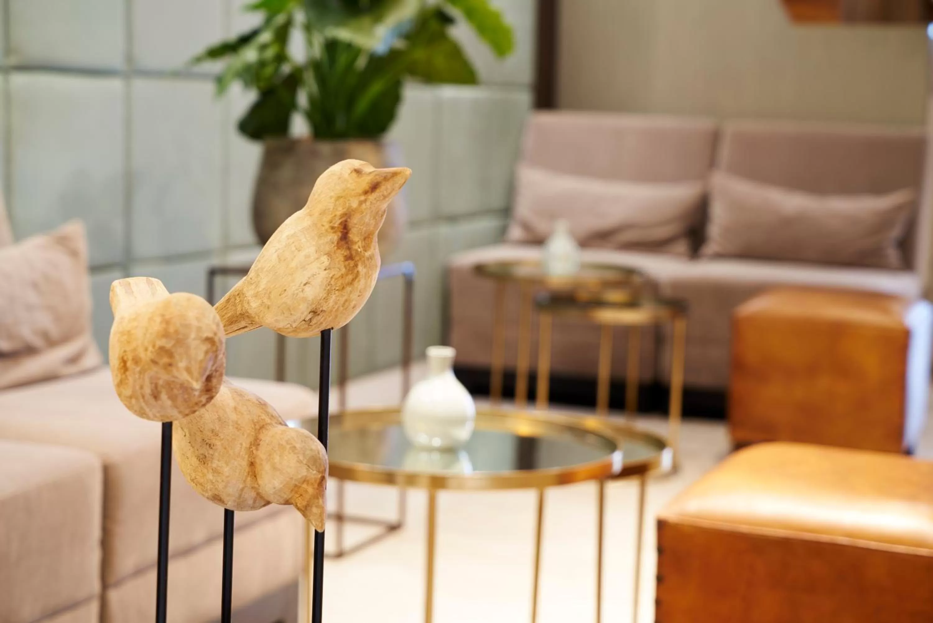 Decorative detail in Hotel The Bird