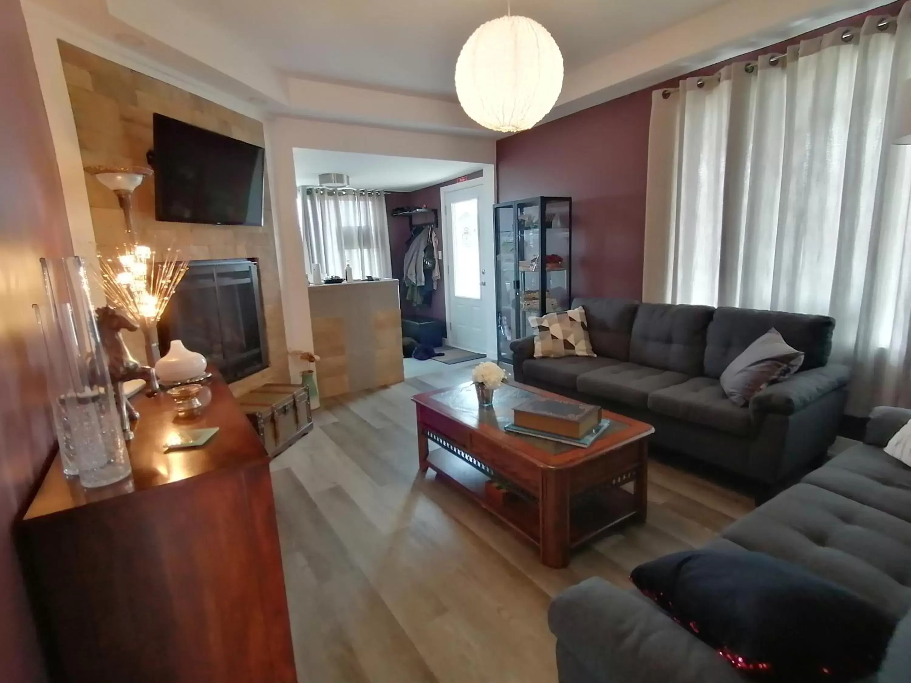 Living room, Seating Area in Gîte Shoreline de la Terre à la Mer