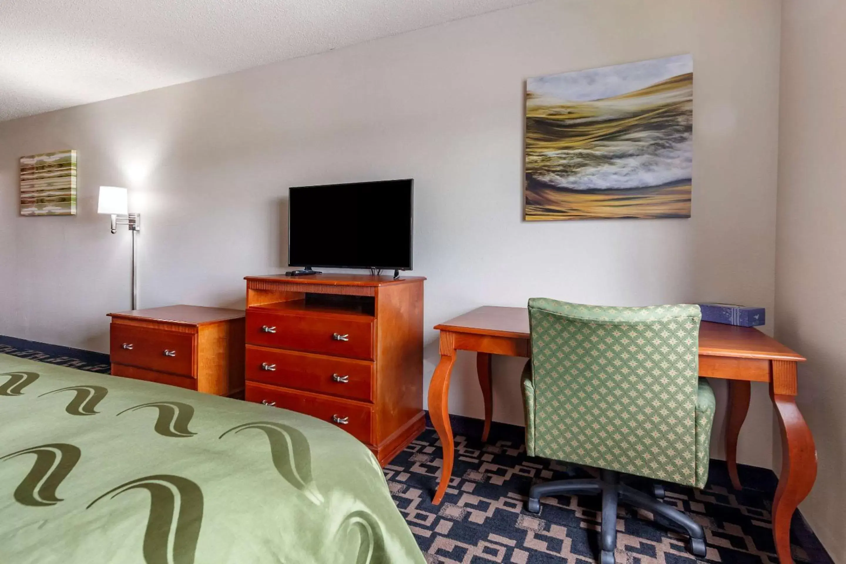 Bedroom, TV/Entertainment Center in Quality Inn