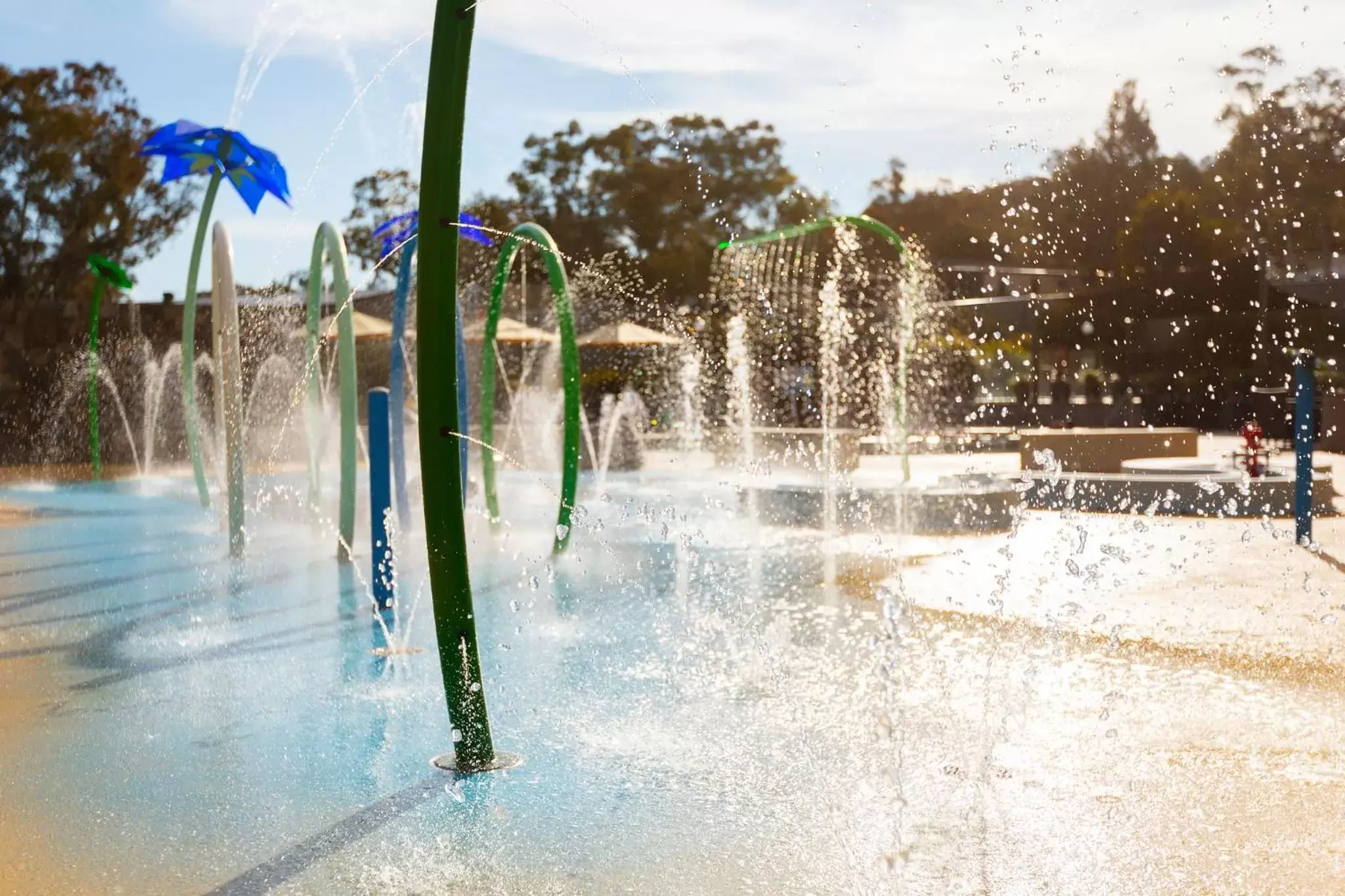 Aqua park in Alivio Tourist Park Canberra