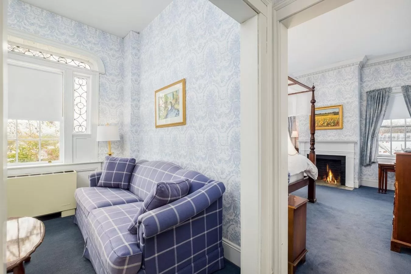 Bed in Simsbury 1820 House