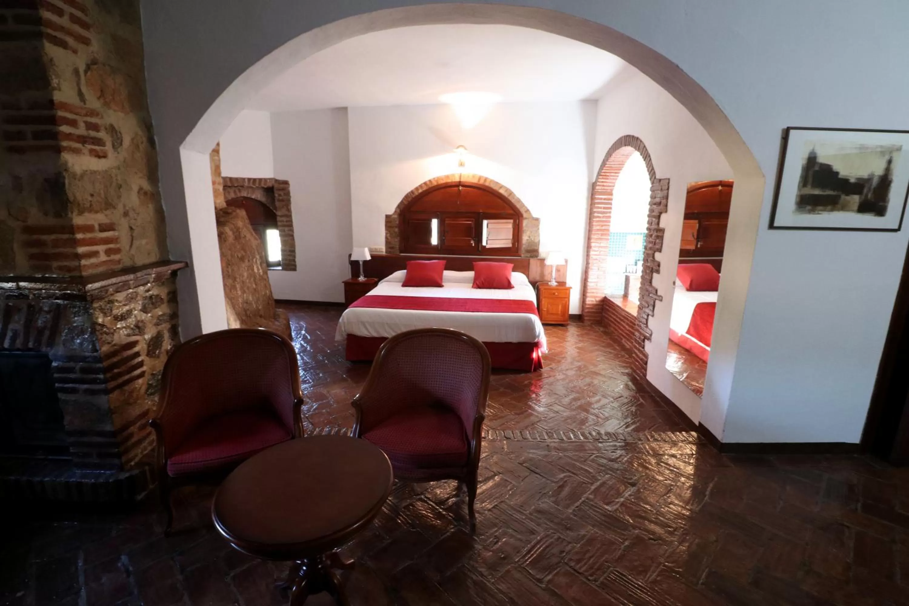 Photo of the whole room, Bed in Hotel Monasterio de Rocamador