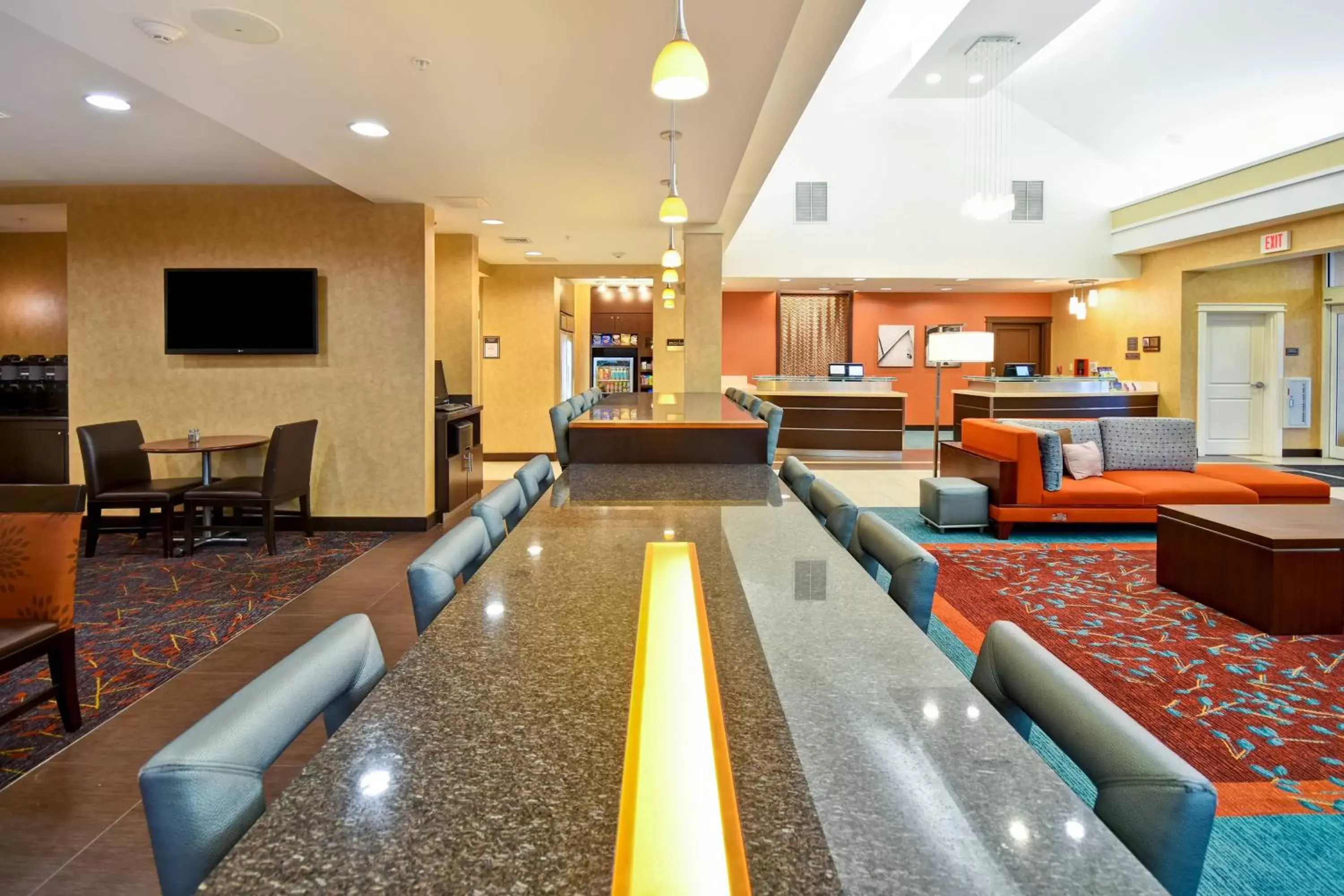 Lobby or reception, Lobby/Reception in Residence Inn by Marriott Springfield Chicopee