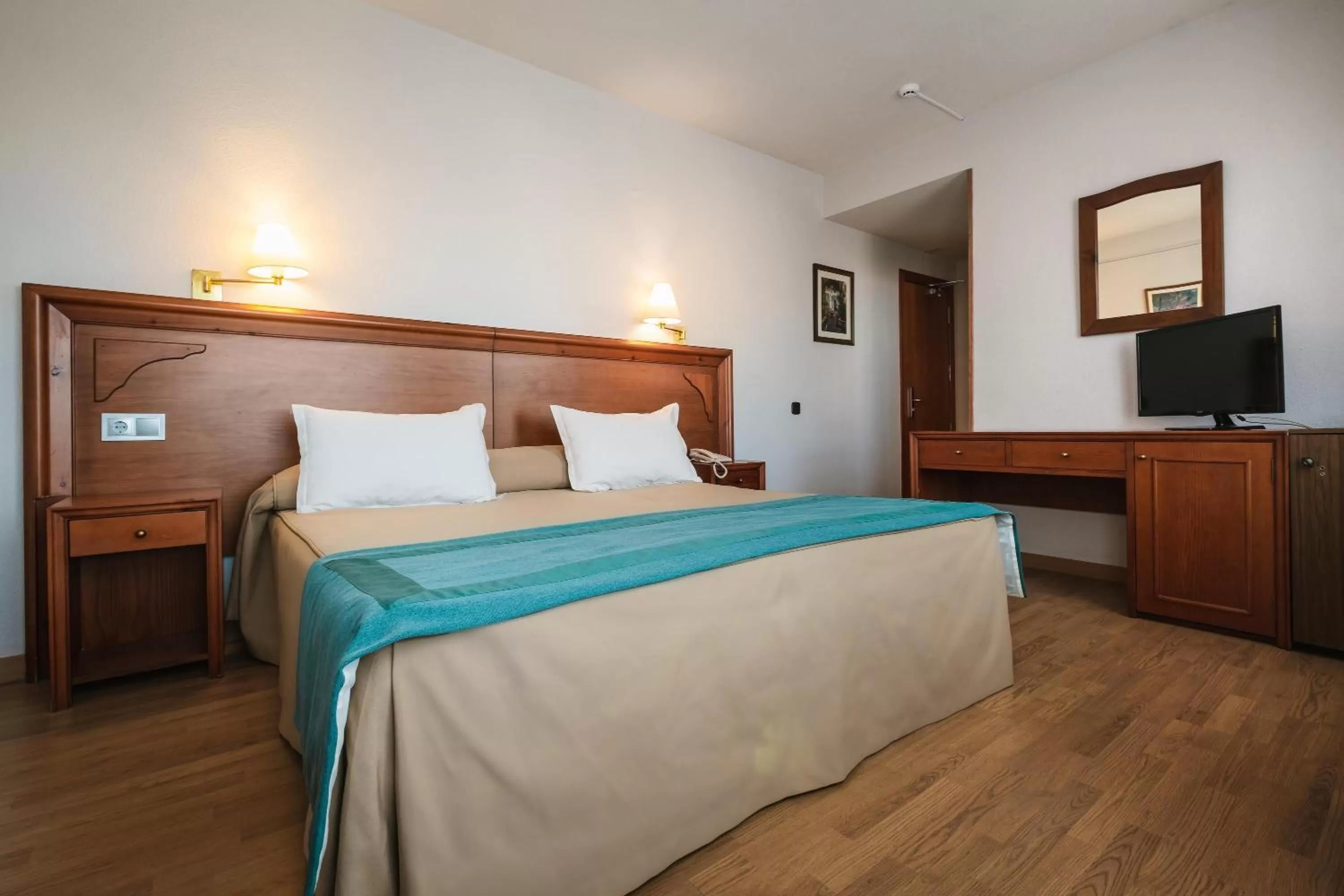 Bed in Hotel Corregidor