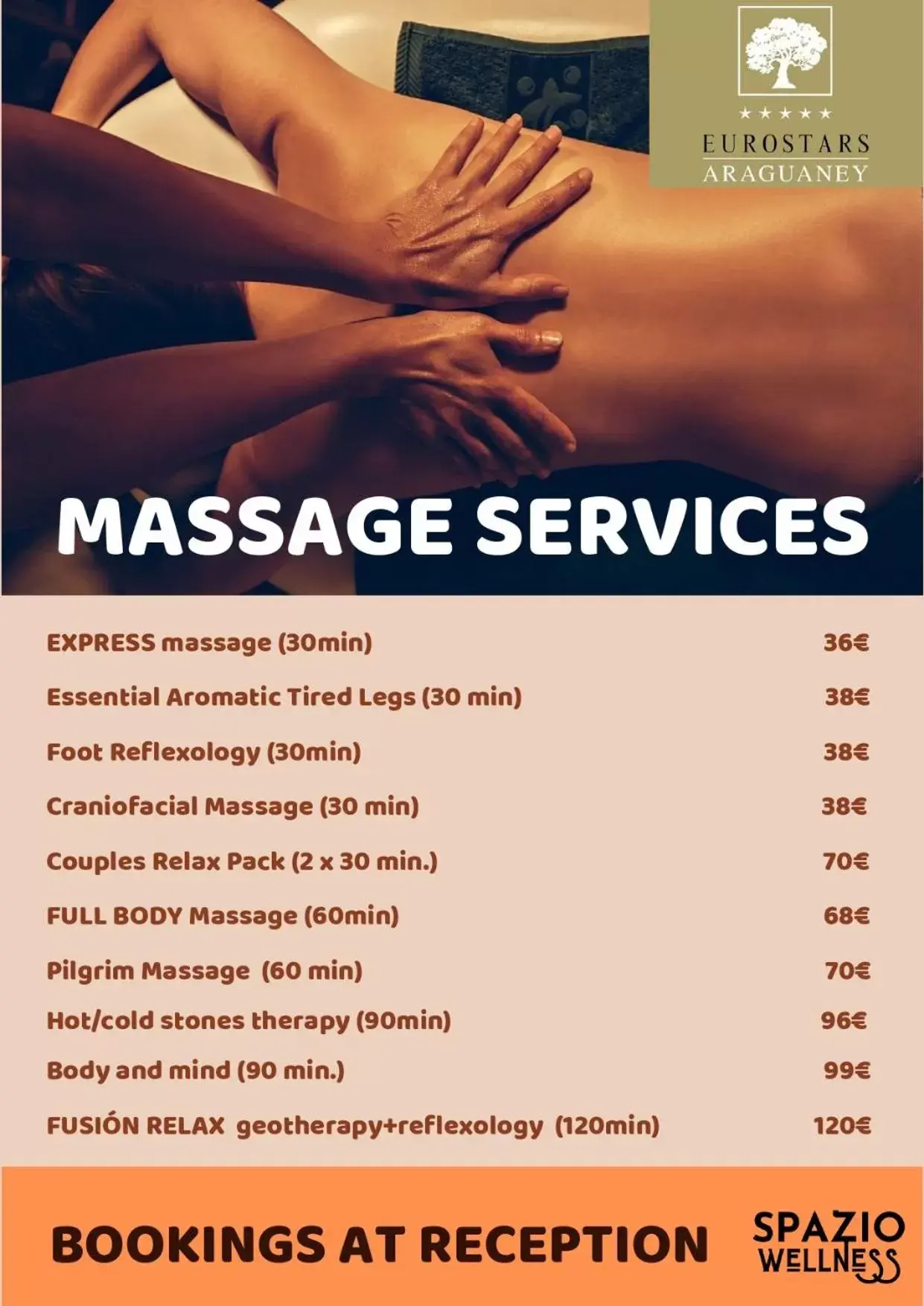 Massage in Eurostars Araguaney