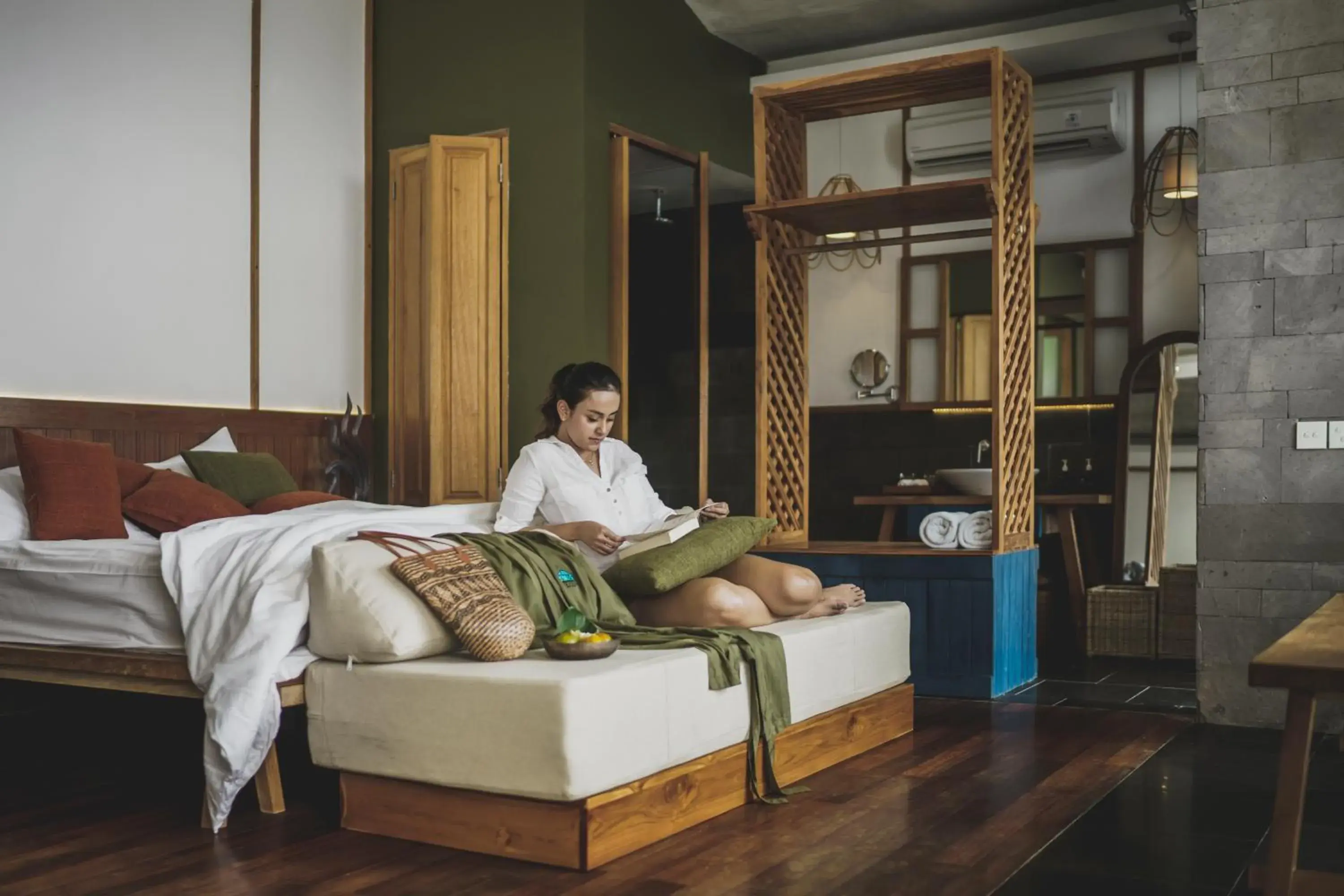 Bed in Amora Ubud Boutique Villas