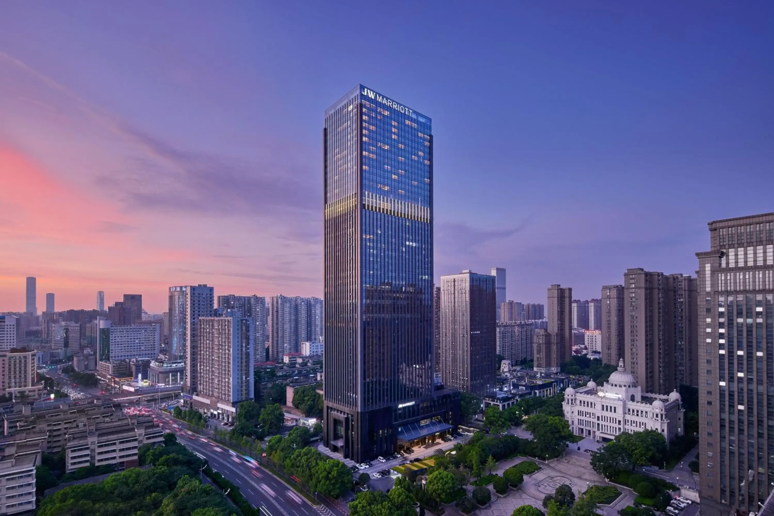 Property building in JW Marriott Hotel Changsha