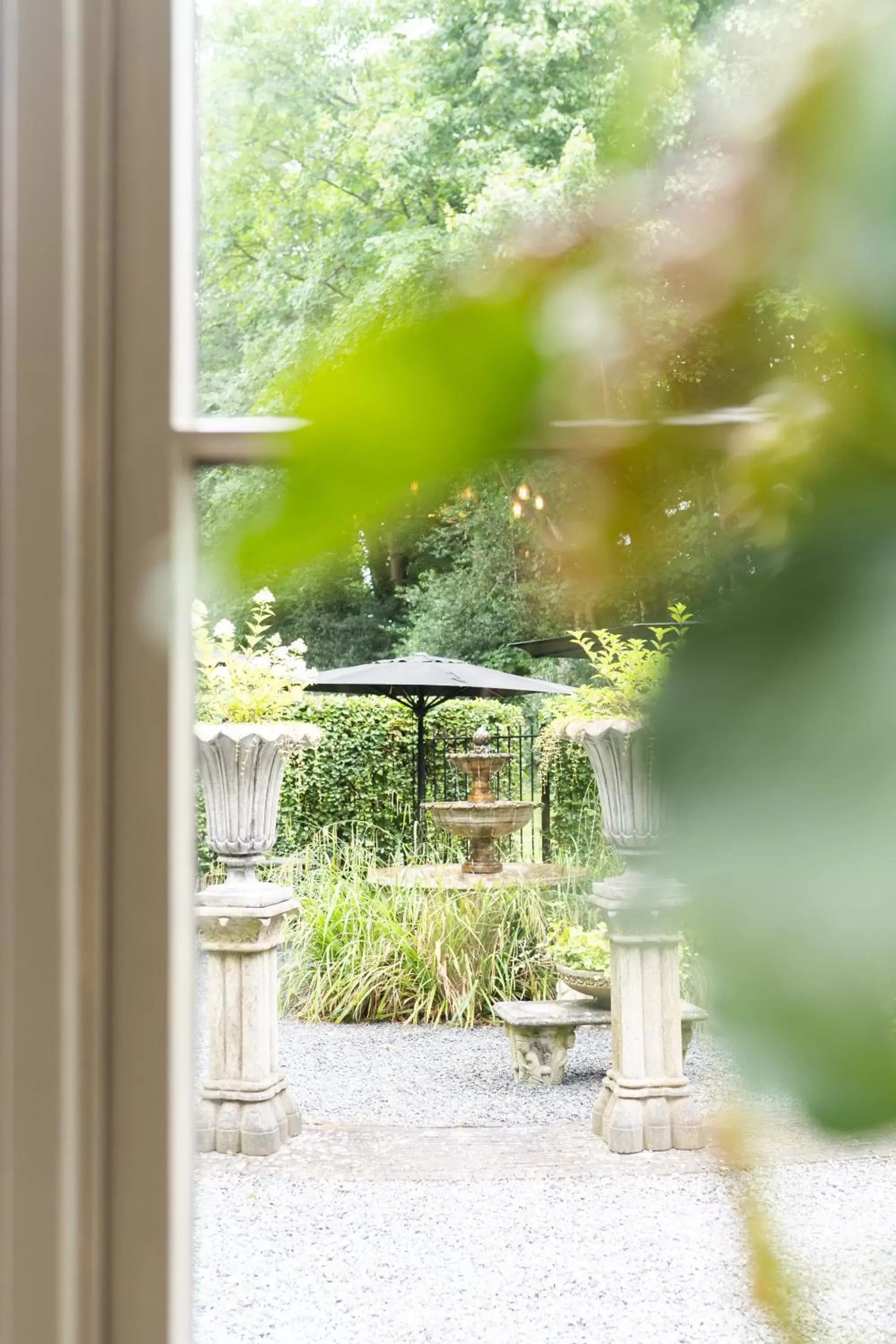 Garden view in Hotel Villa Trompenberg