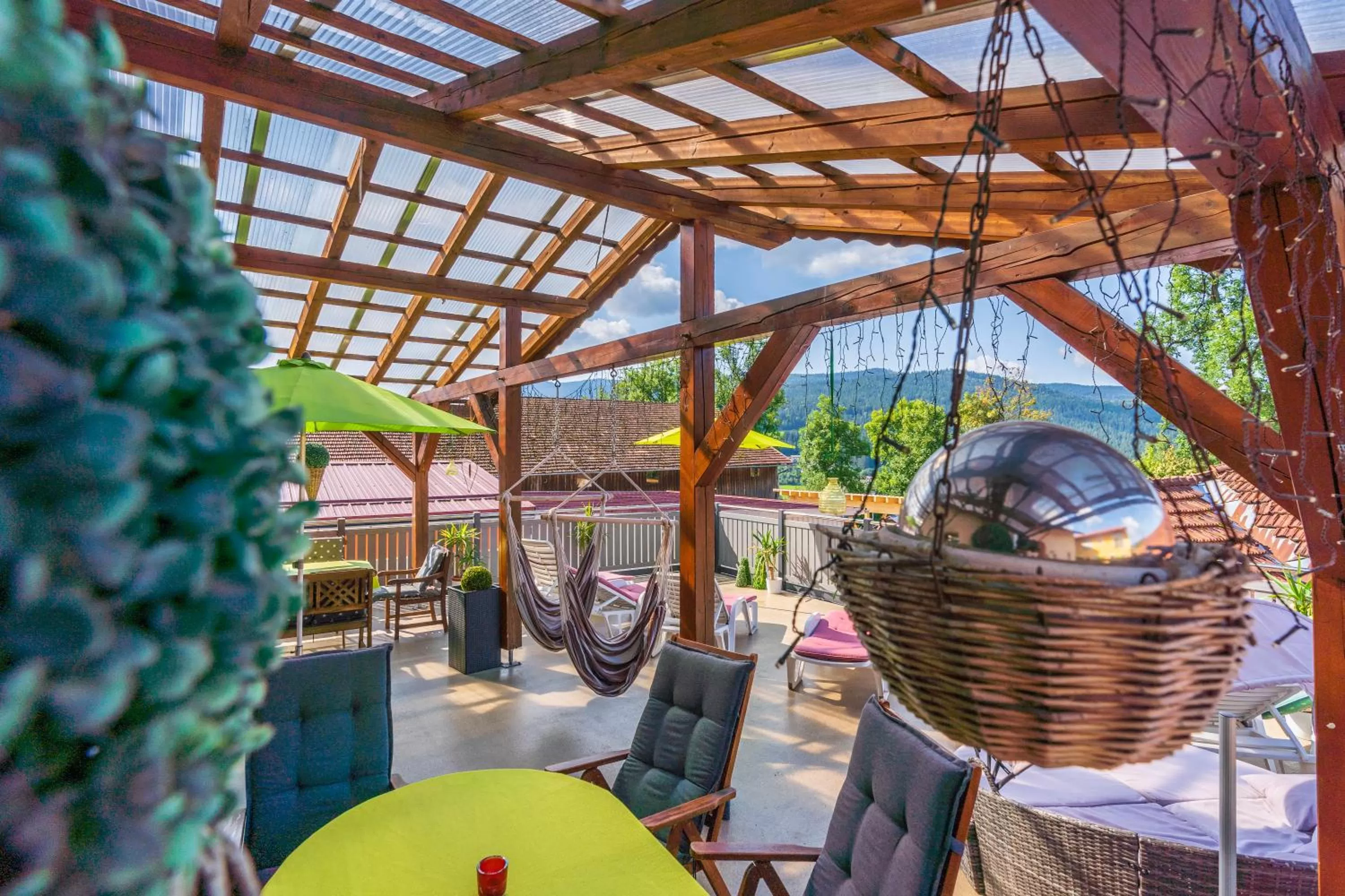 Balcony/Terrace in Wander und Aktiv Hotel Rösslwirt