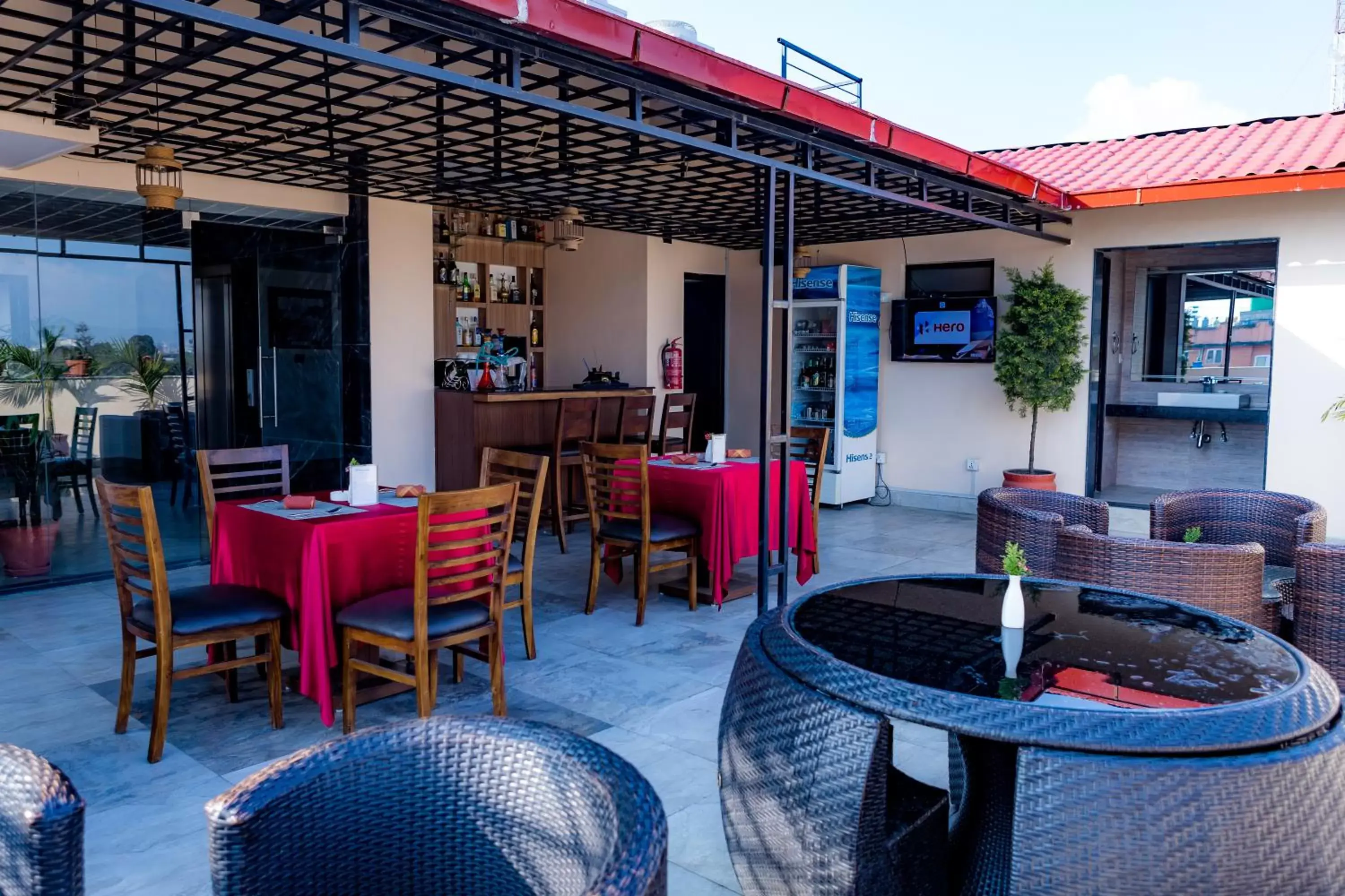 Lounge or bar, Restaurant/Places to Eat in M Hotel Thamel-Kathmandu
