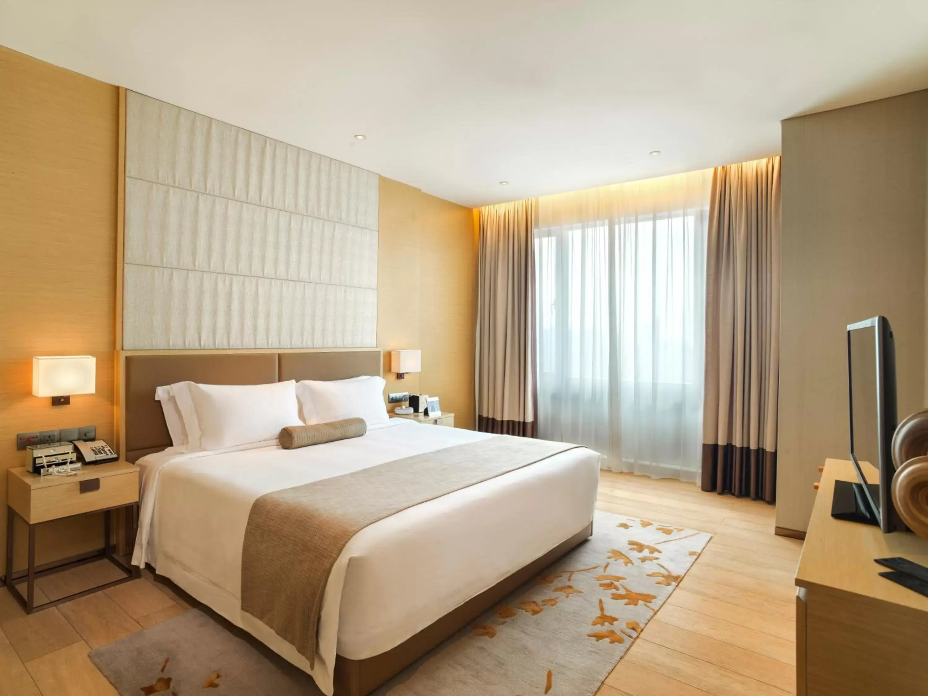 Bedroom, Bed in Fraser Suites Guangzhou