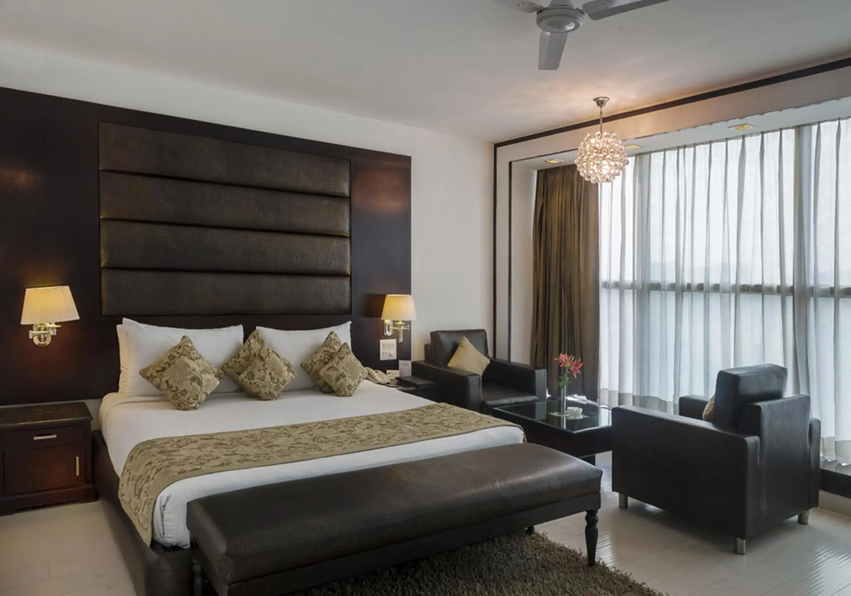 Photo of the whole room, Bed in Hotel Shanti Palace Mahipalpur Photo of the whole room, Bed in Hotel Shanti Palace Mahipalpur