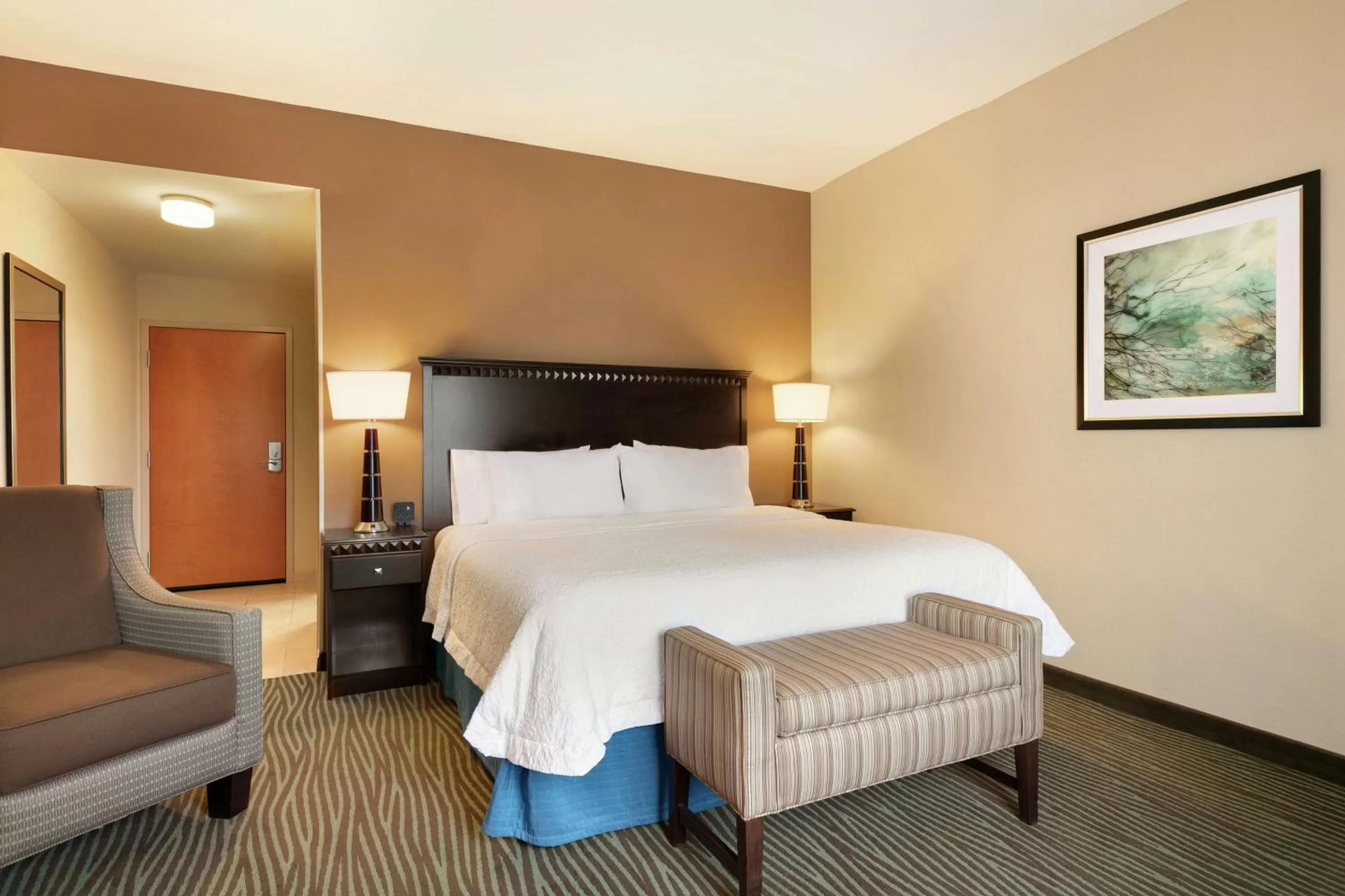 King Room - Non-Smoking in Hampton Inn and Suites Parkersburg Downtown