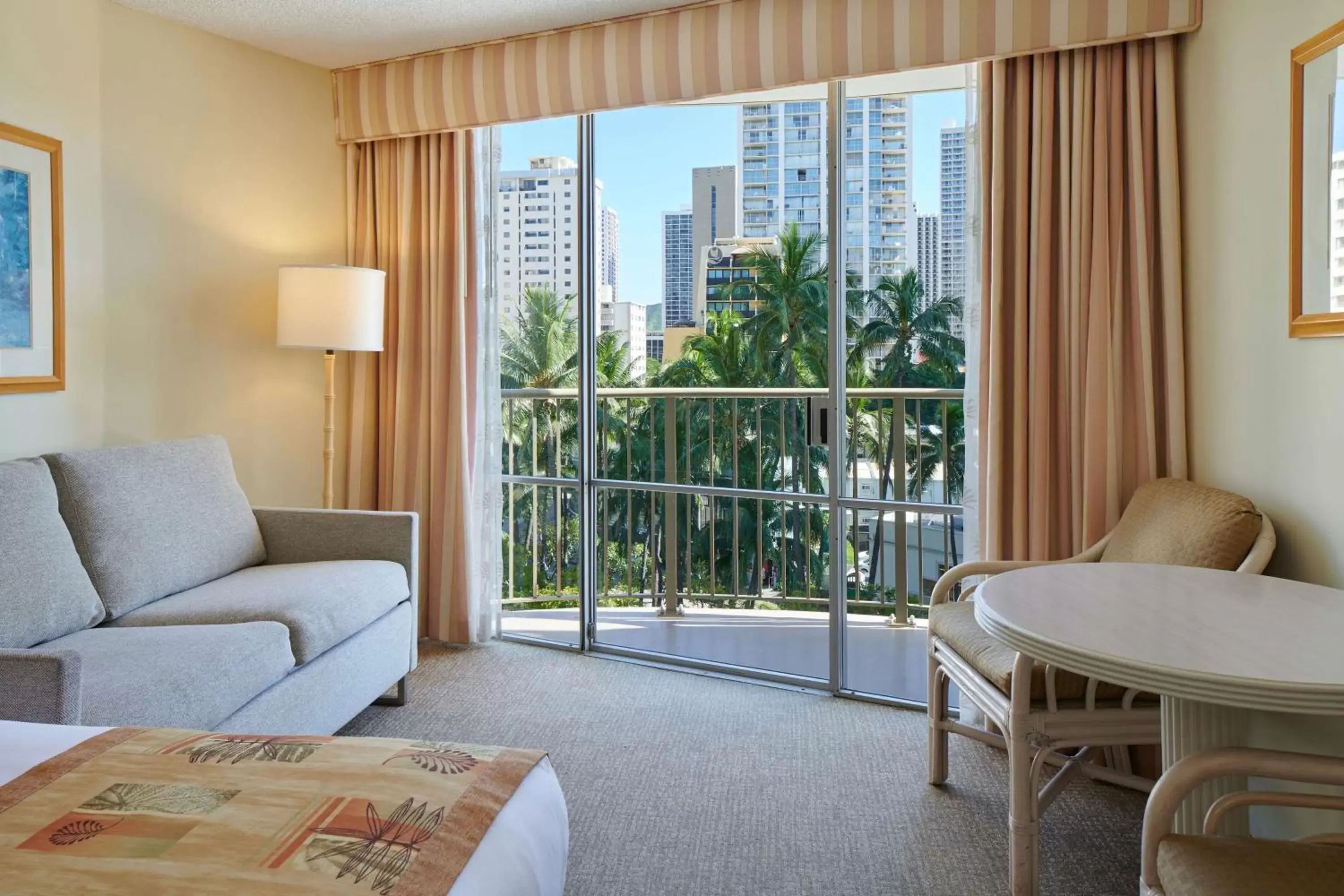 Bedroom, Seating Area in OHANA Waikiki East by OUTRIGGER