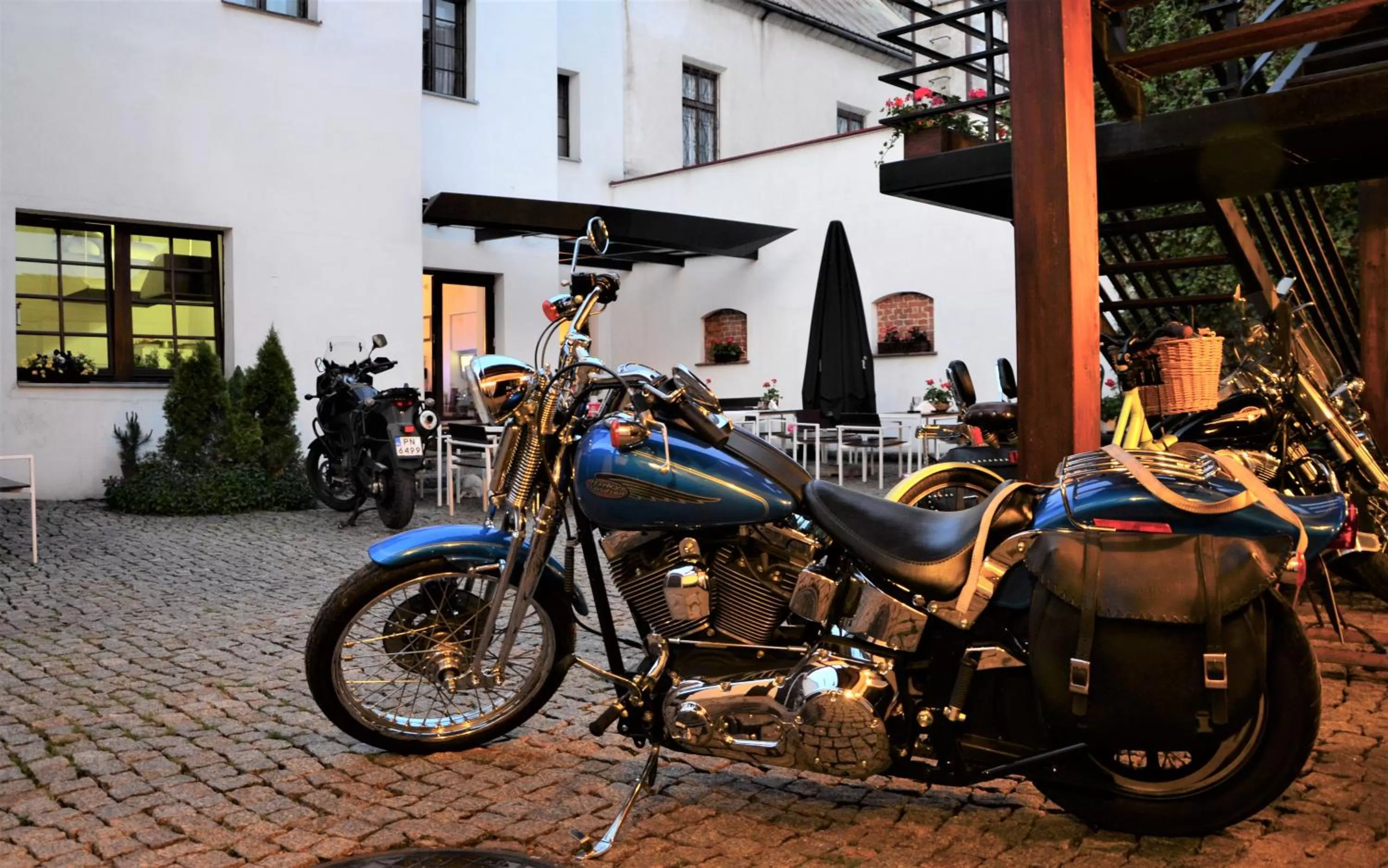 Patio in Hotel Beskid