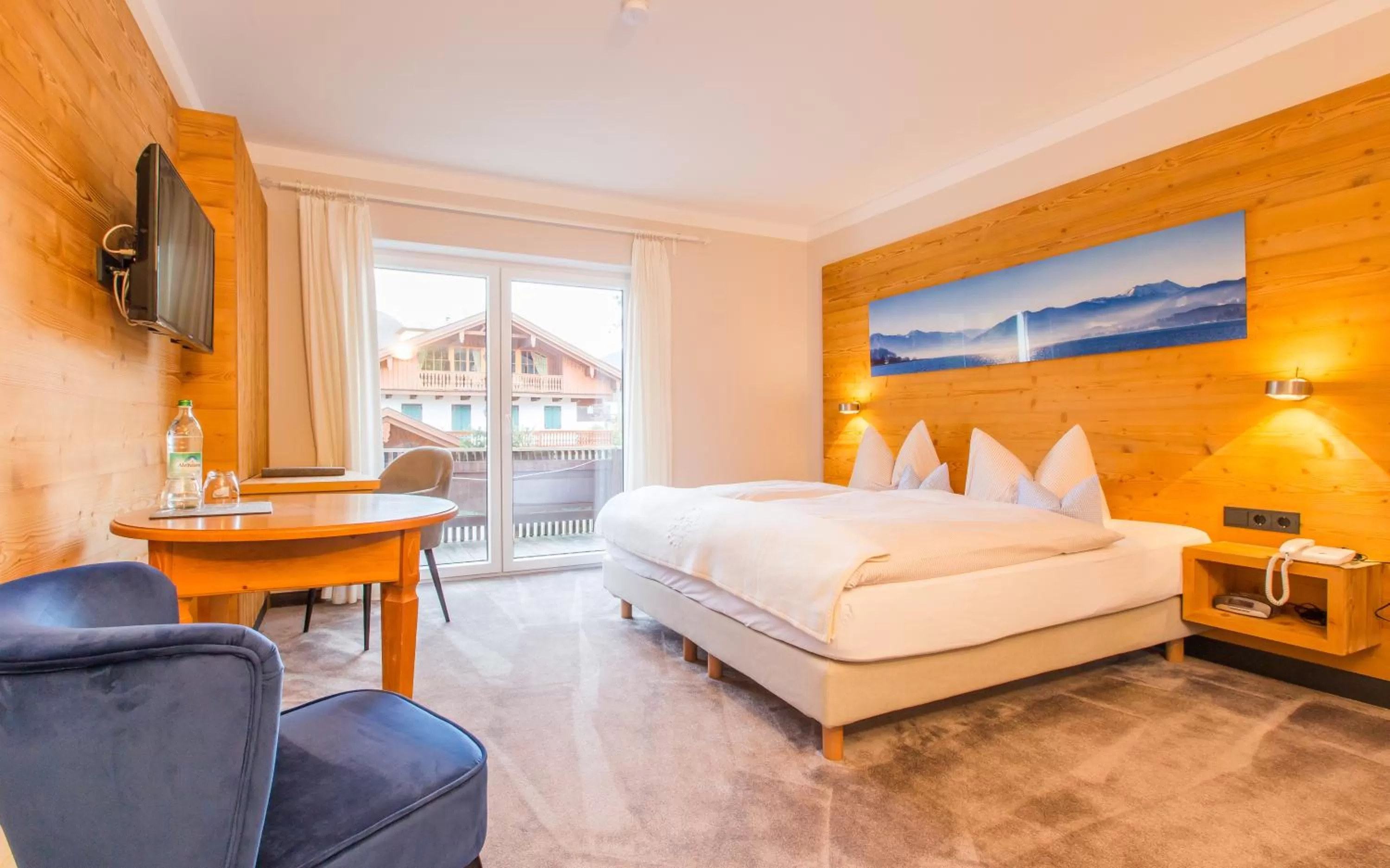 Bed in Hotel Berlin Tegernsee