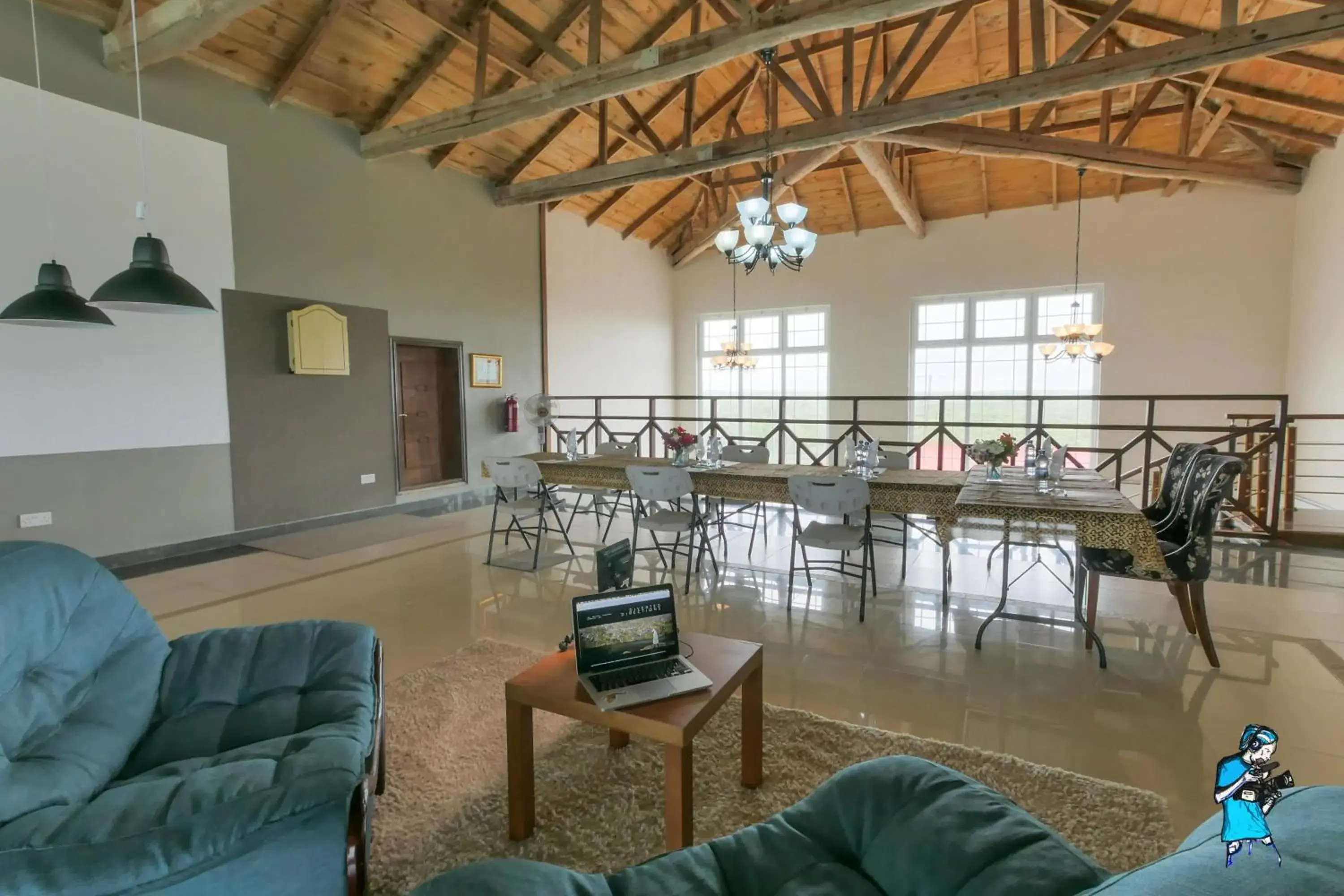 Communal lounge/ TV room in Villa Fleur De Lys