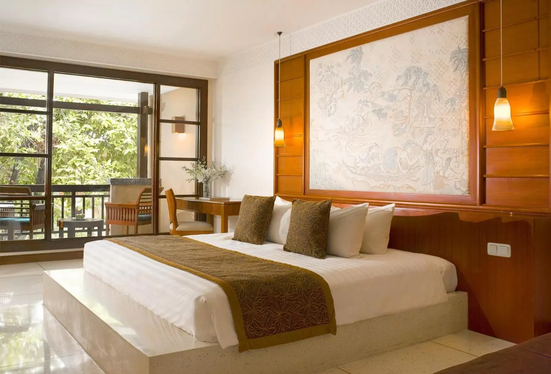Bed in The Patra Bali Resort & Villas - CHSE Certified Bed in The Patra Bali Resort & Villas - CHSE Certified