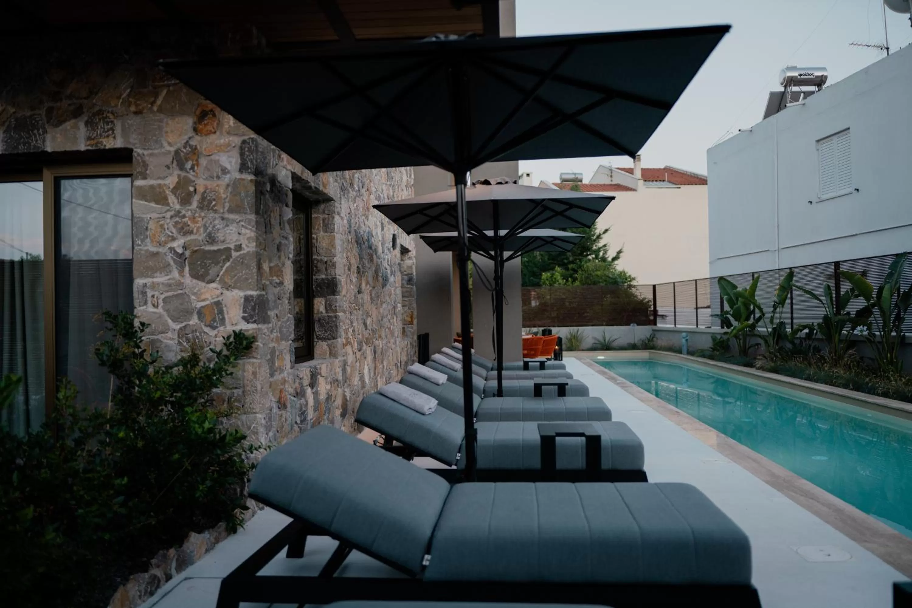 Swimming pool in Capital Luxury Suites