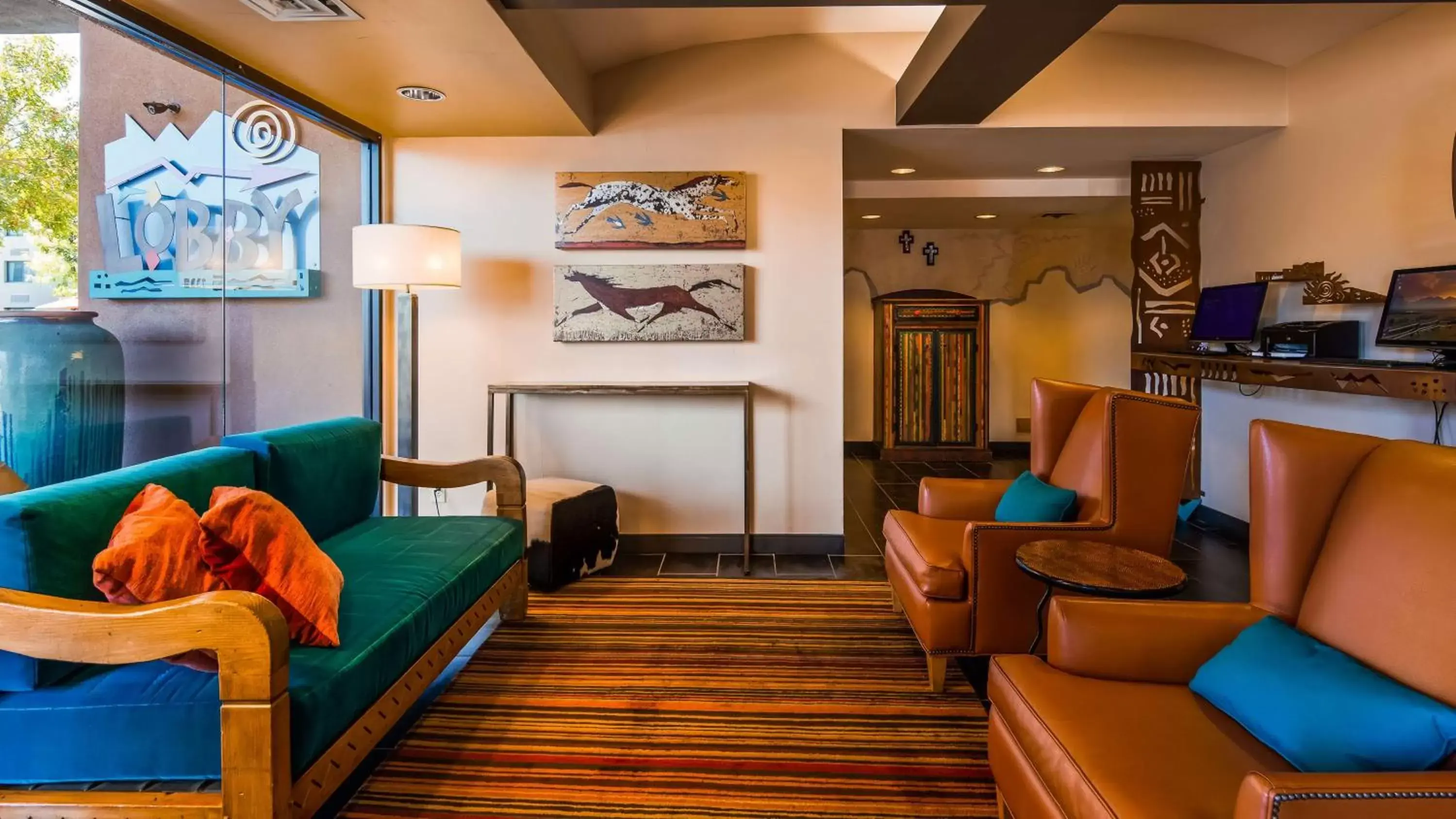 Lobby or reception, Seating Area in Best Western Plus Rio Grande Inn