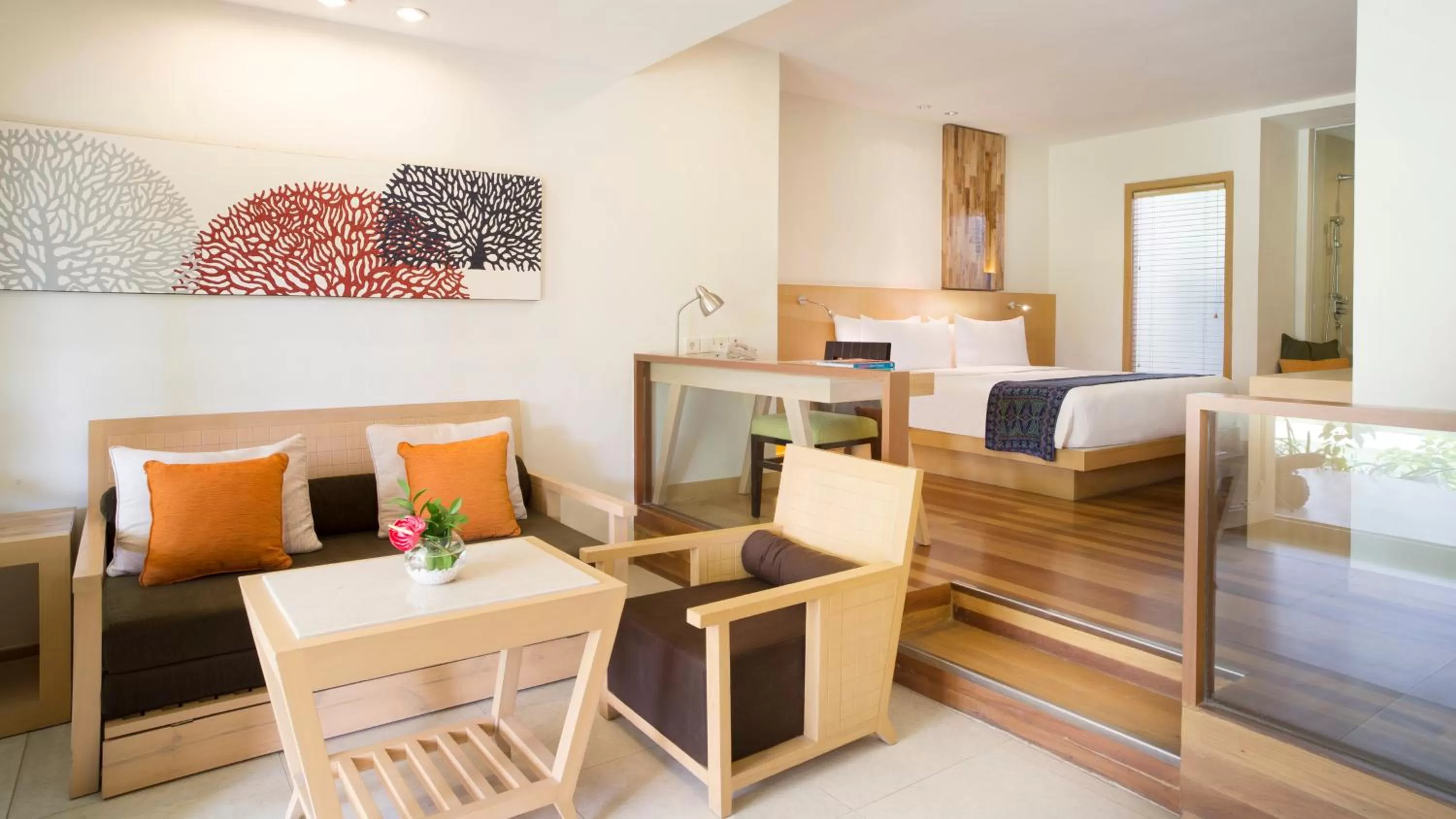 Living room, Bed in Holiday Inn Resort Baruna Bali by IHG