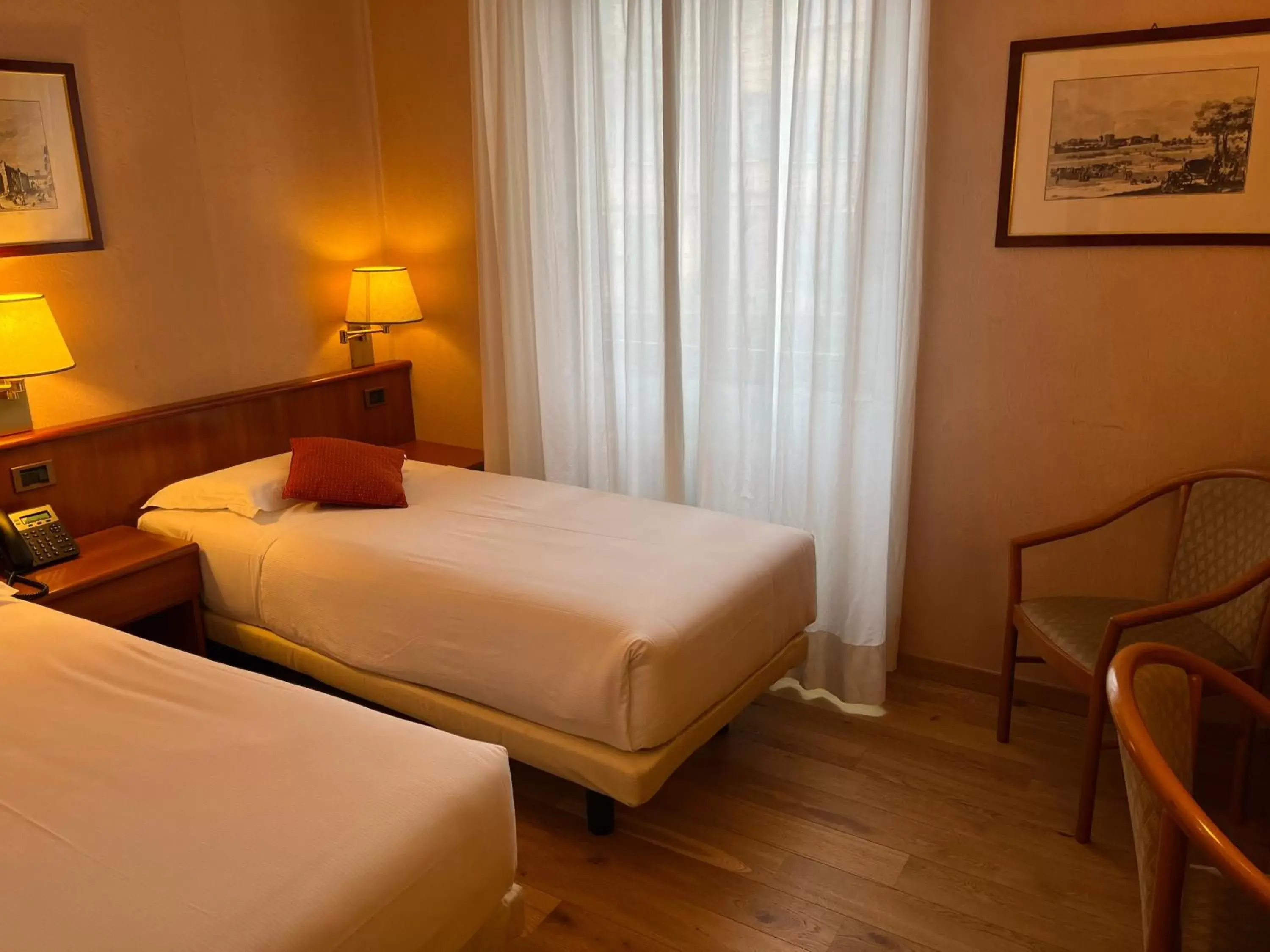 Bed in Crystal Hotel Varese