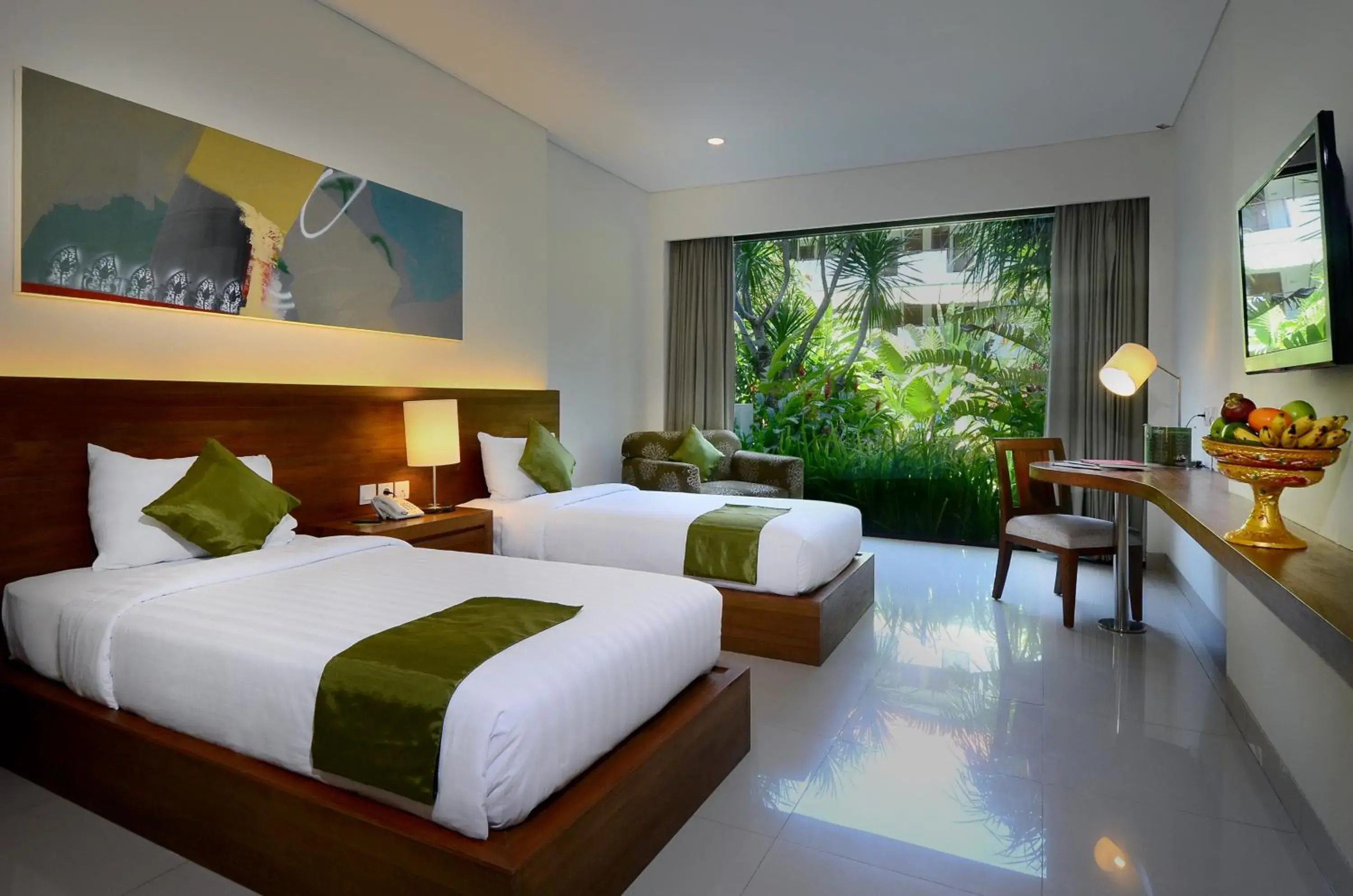 Bed in Taksu Sanur Hotel