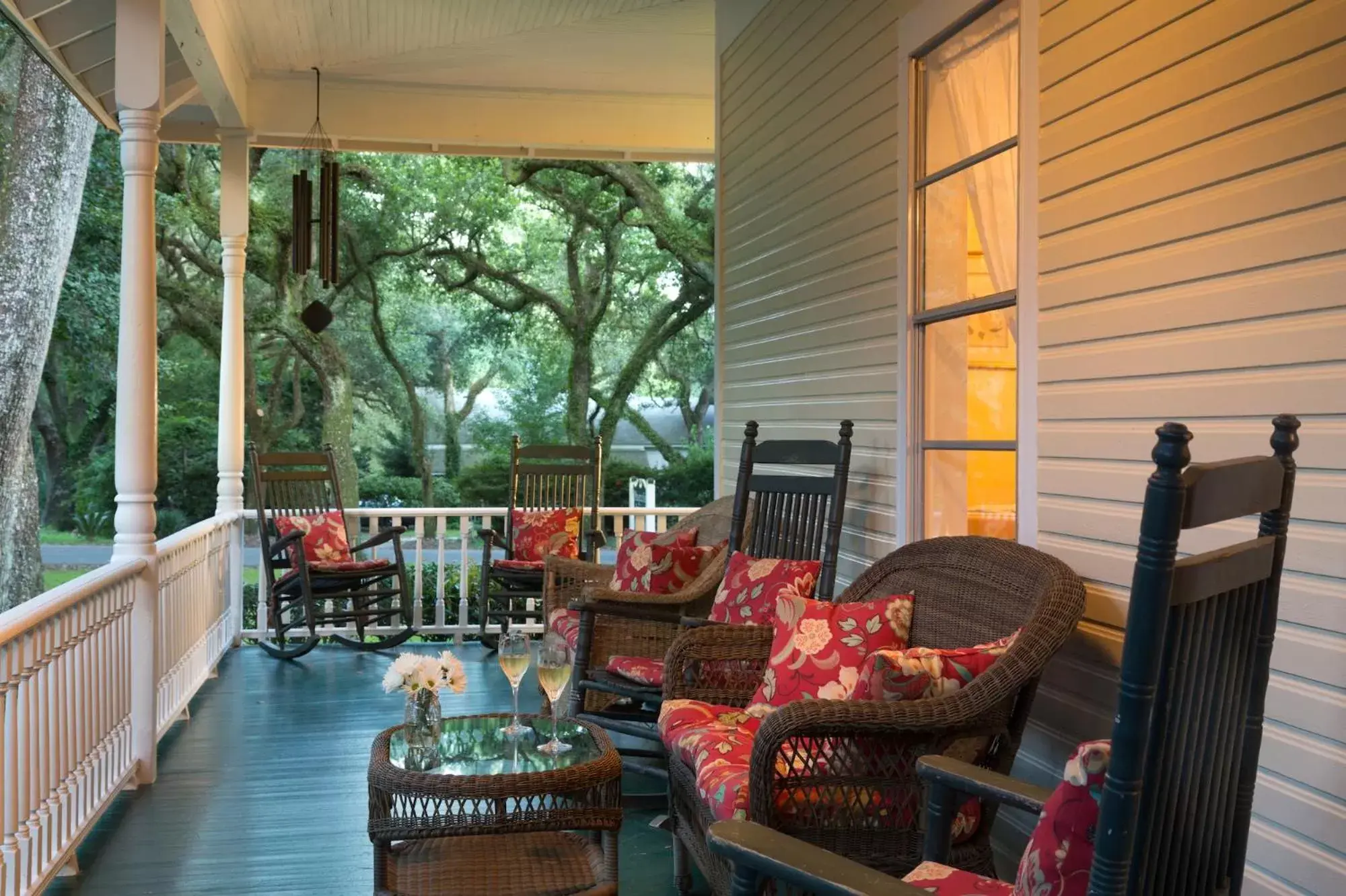 Balcony/Terrace in Magnolia Springs Bed and Breakfast