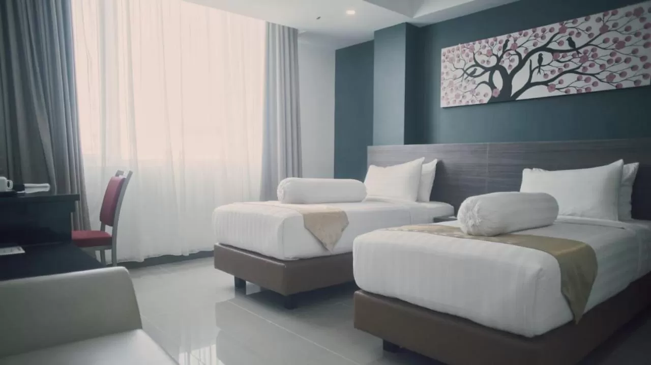 Bed in Ayani Hotel Banda Aceh