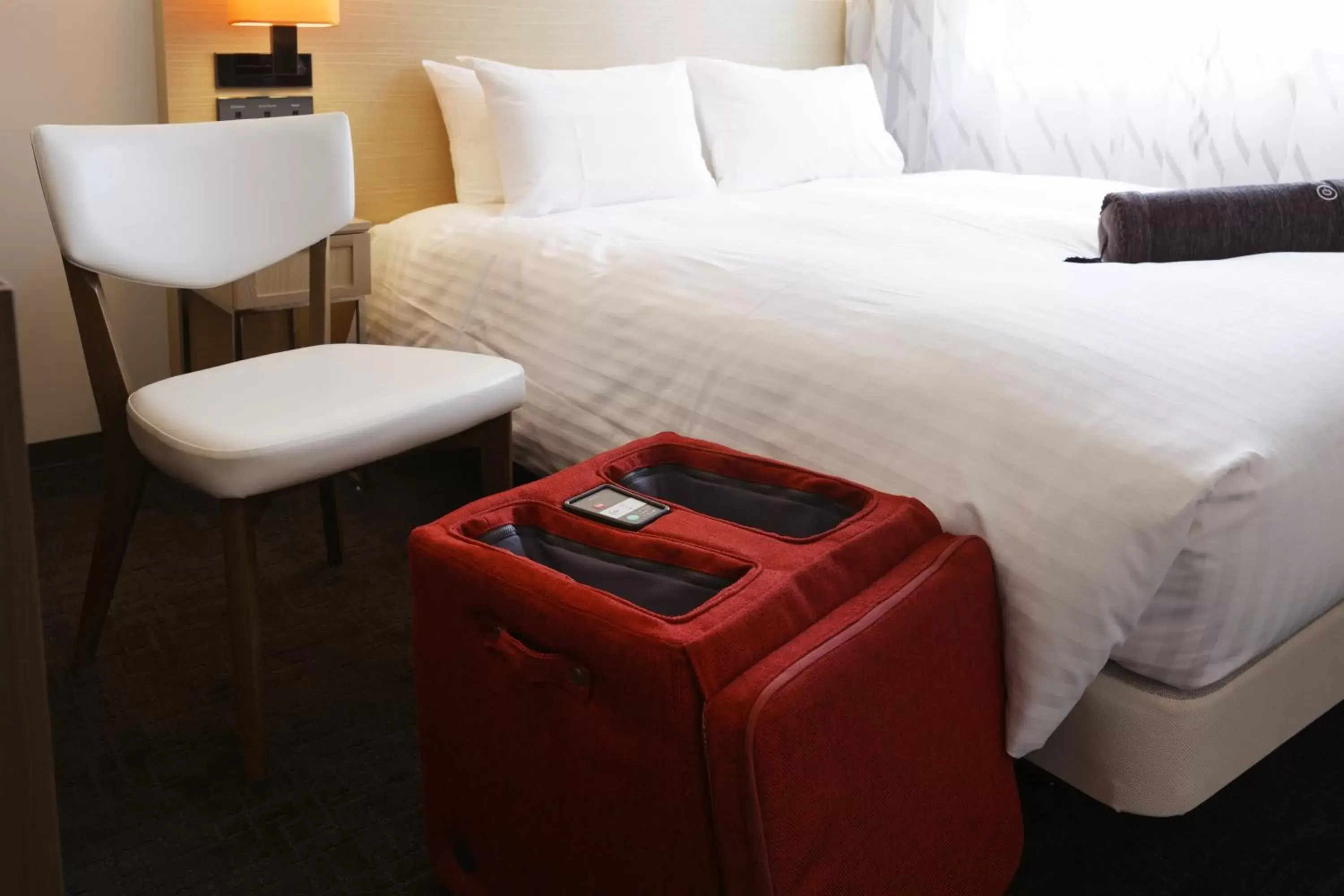 Photo of the whole room, Bed in HOTEL FORZA HAKATA-GUCHI